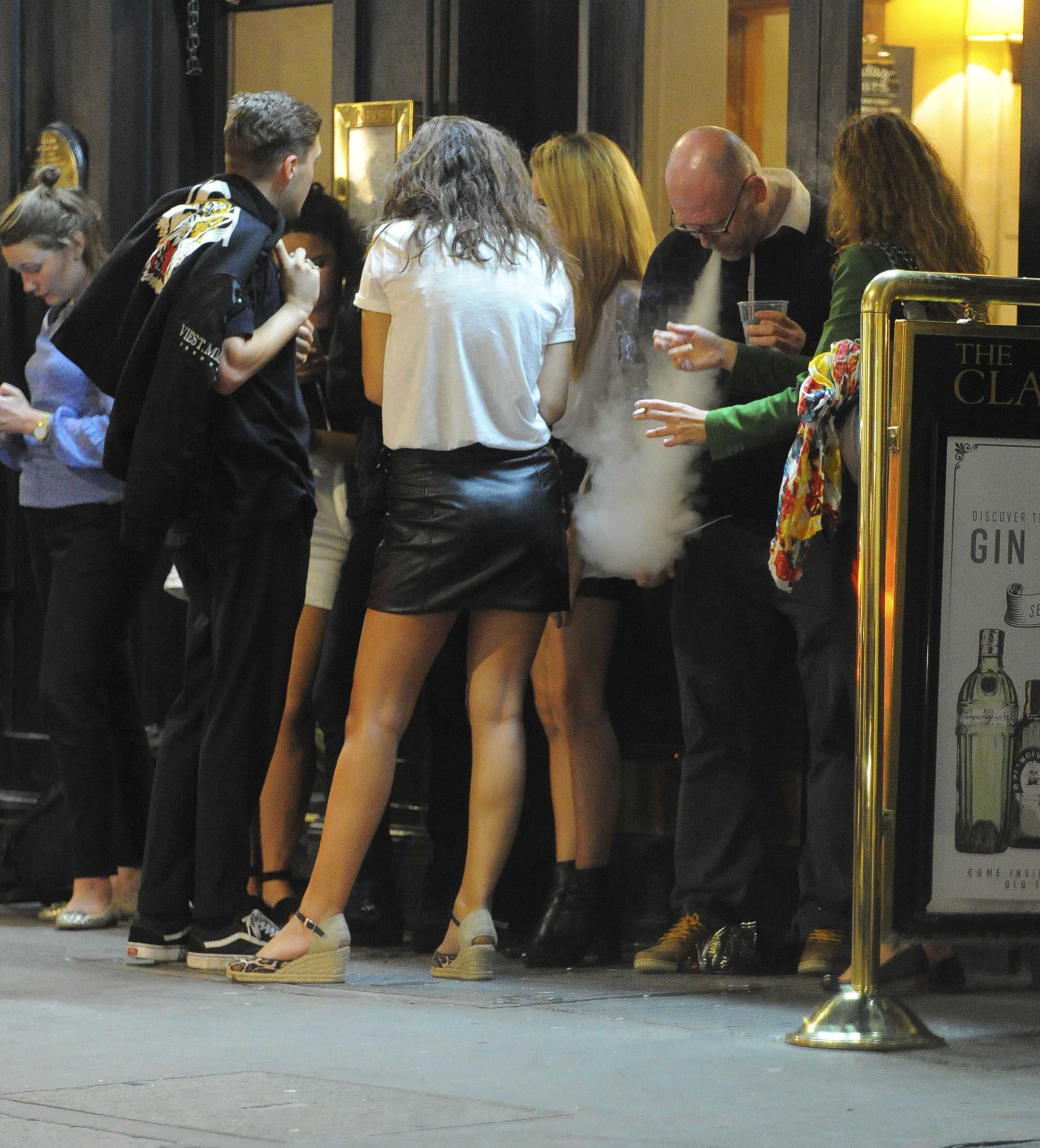 Lottie Moss at the Mahiki Nightclub