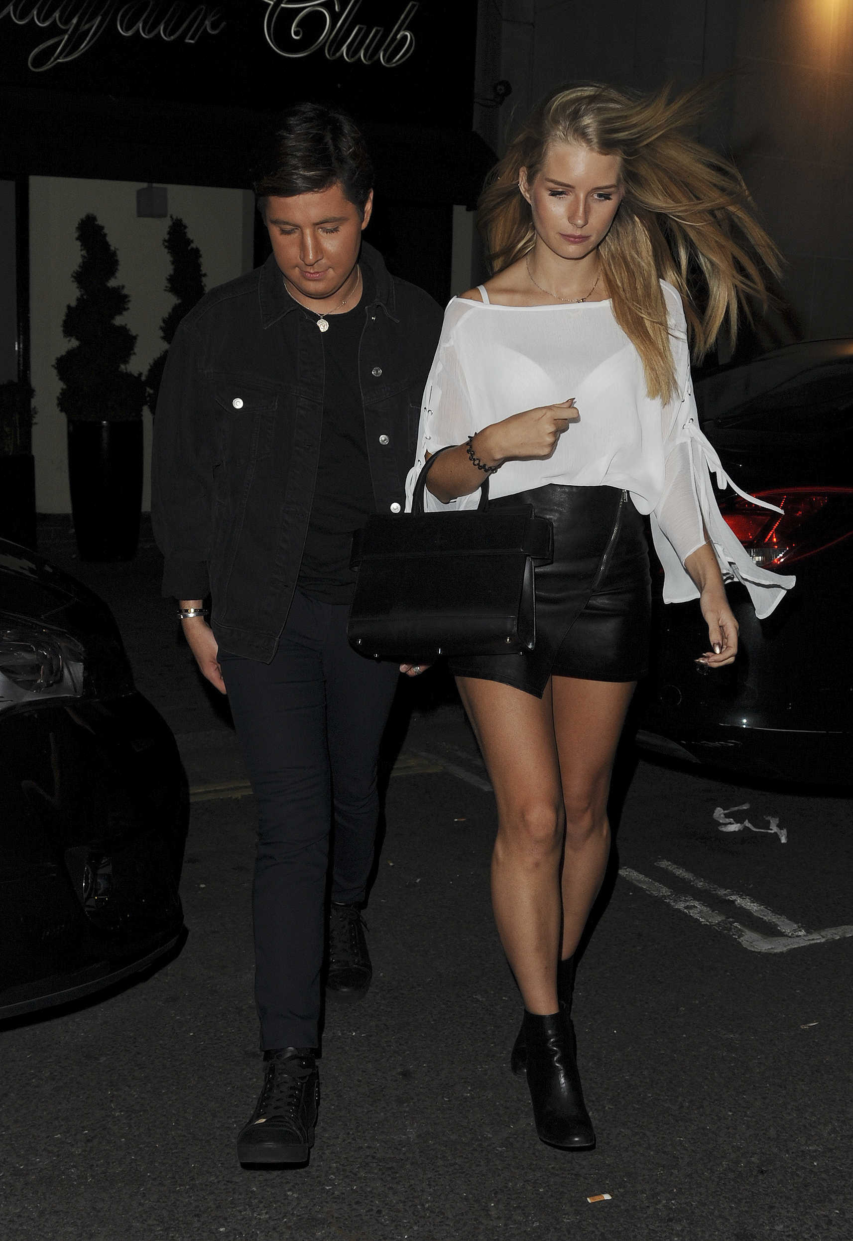 Lottie Moss at the Mahiki Nightclub