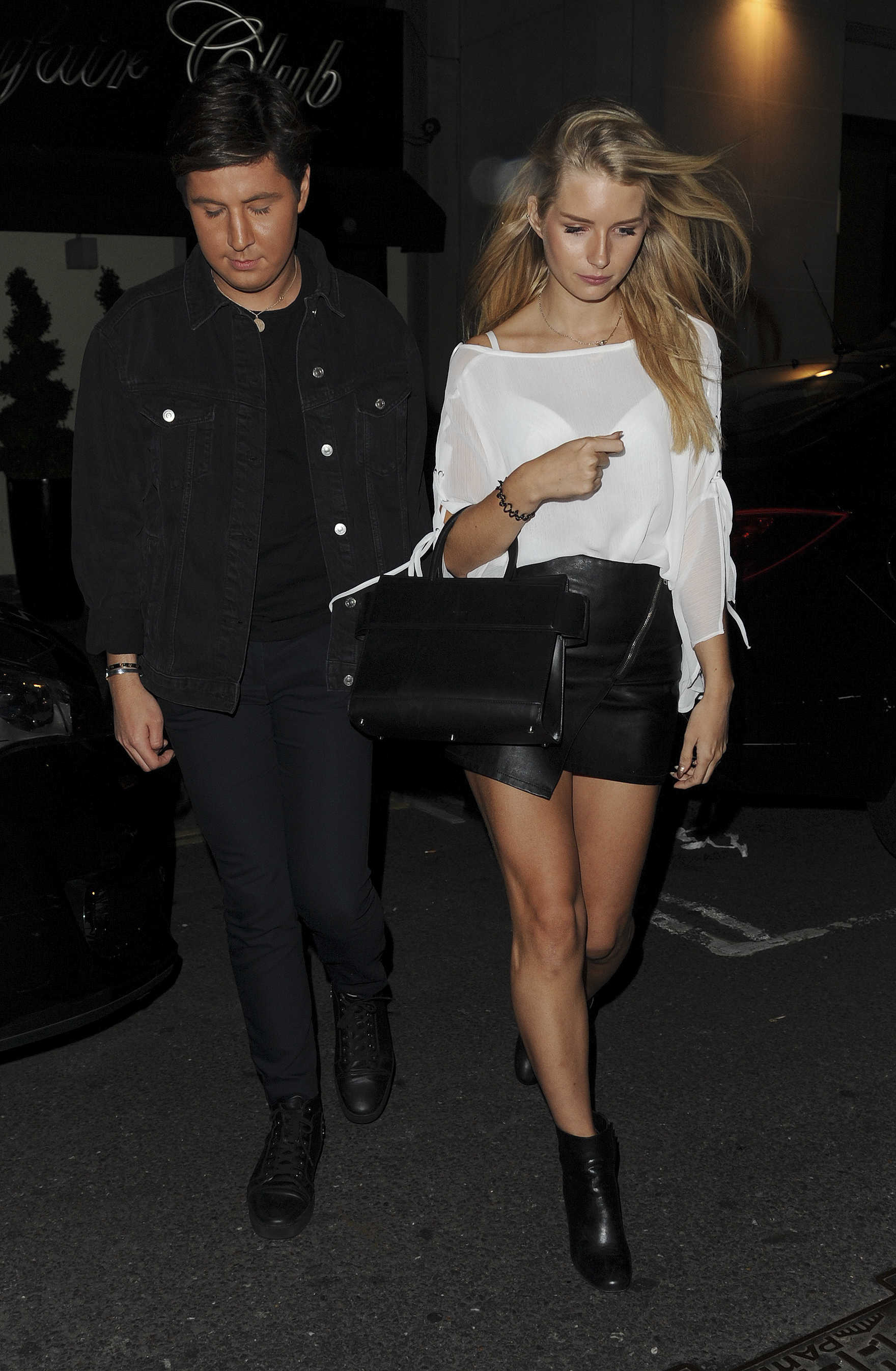 Lottie Moss at the Mahiki Nightclub