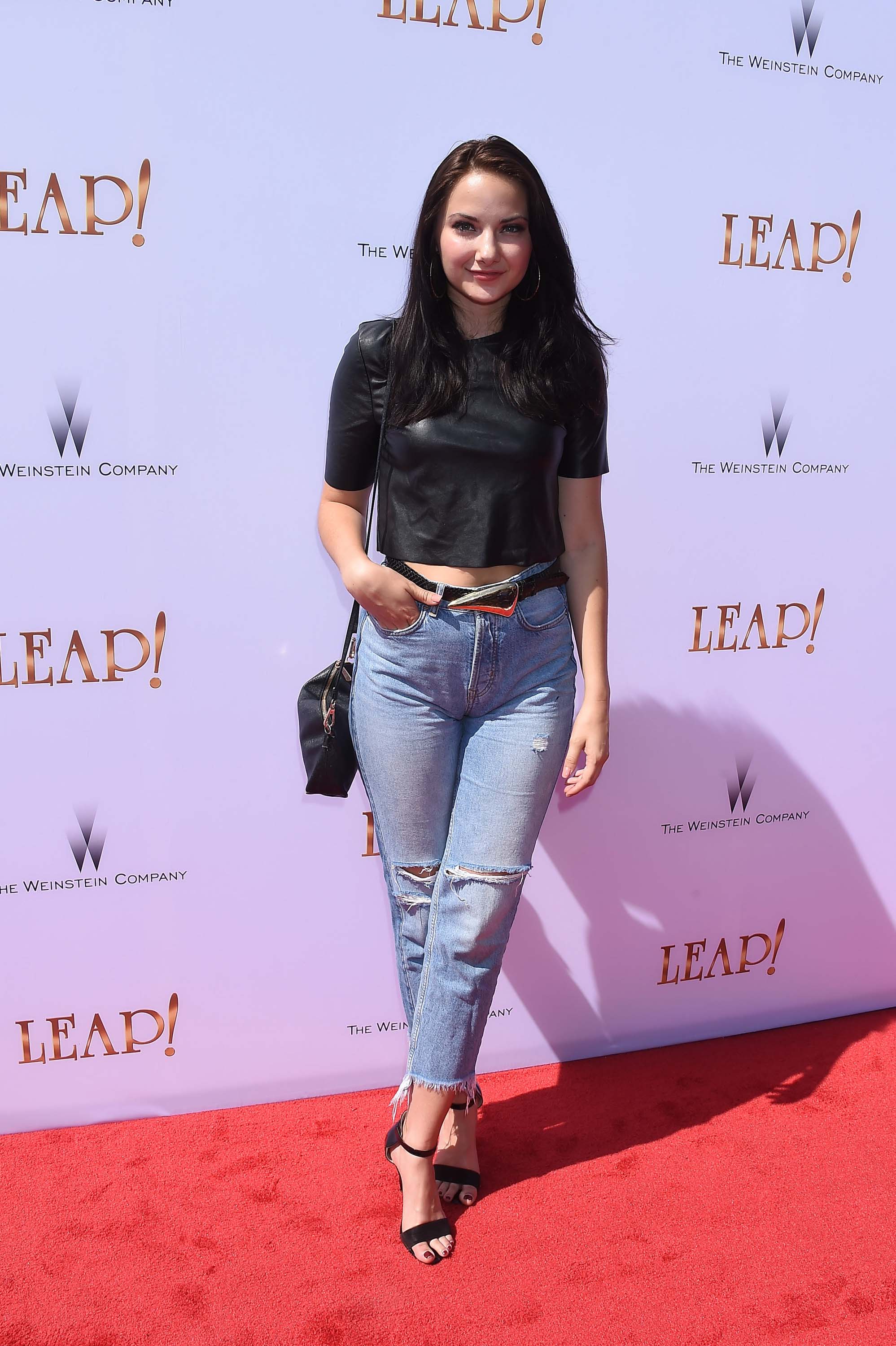 Rachel Raquel attends Leap film premiere