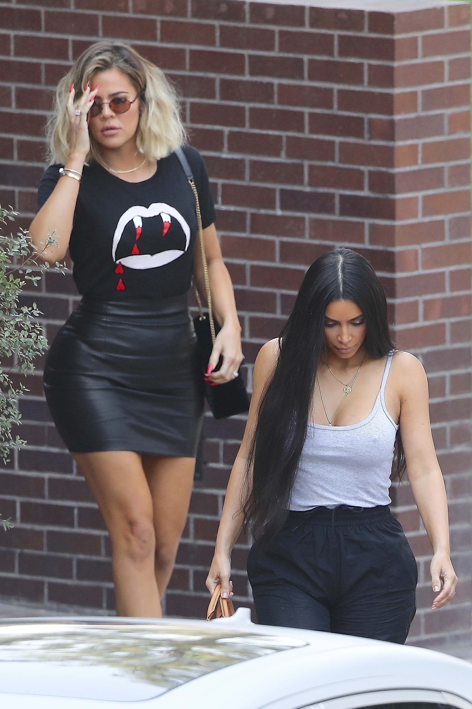 Khloe Kardashian met up for a family lunch