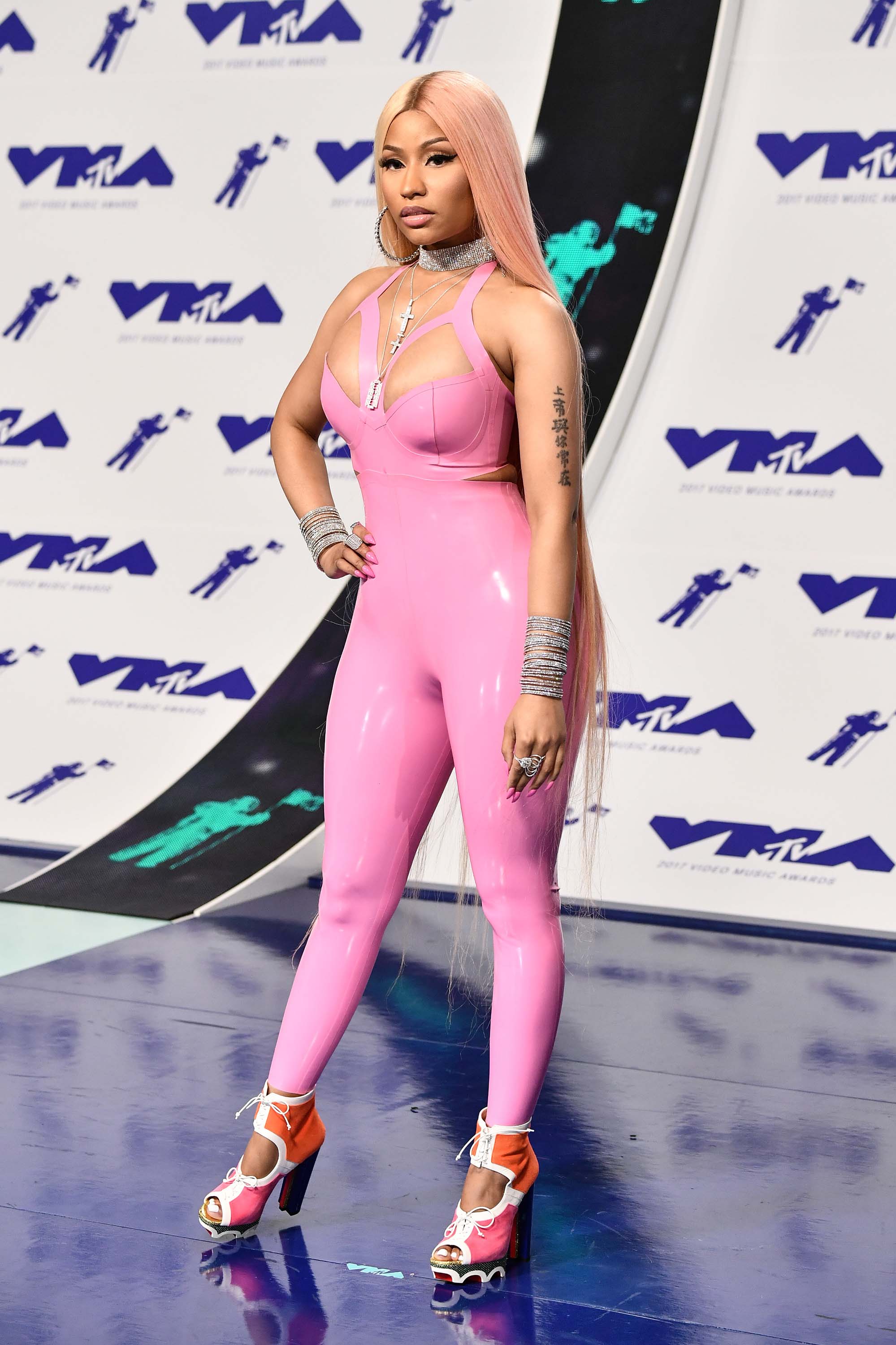 Nicki Minaj attends 2017 MTV Video Music Awards