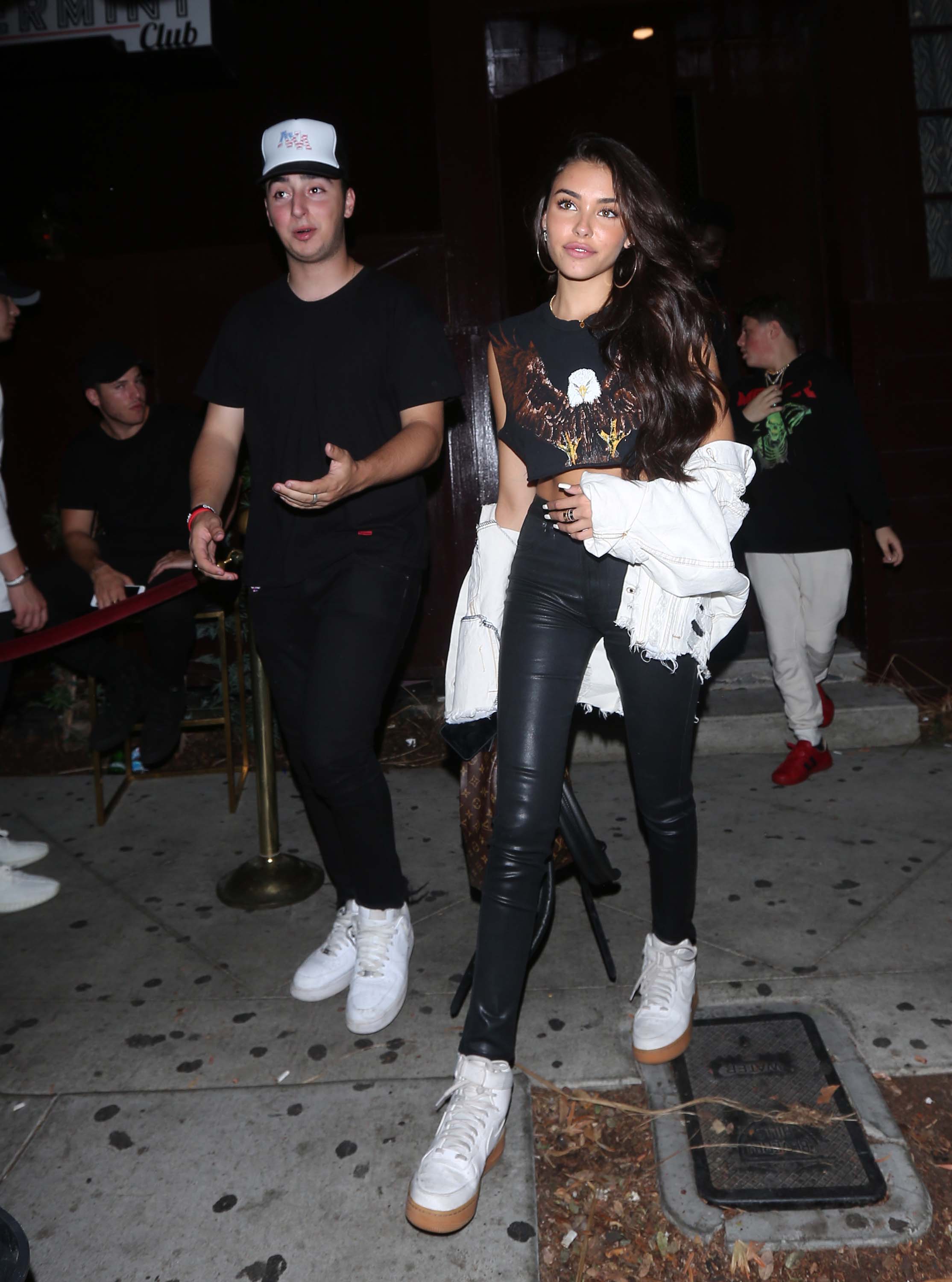 Madison Beer leaves the Peppermint club