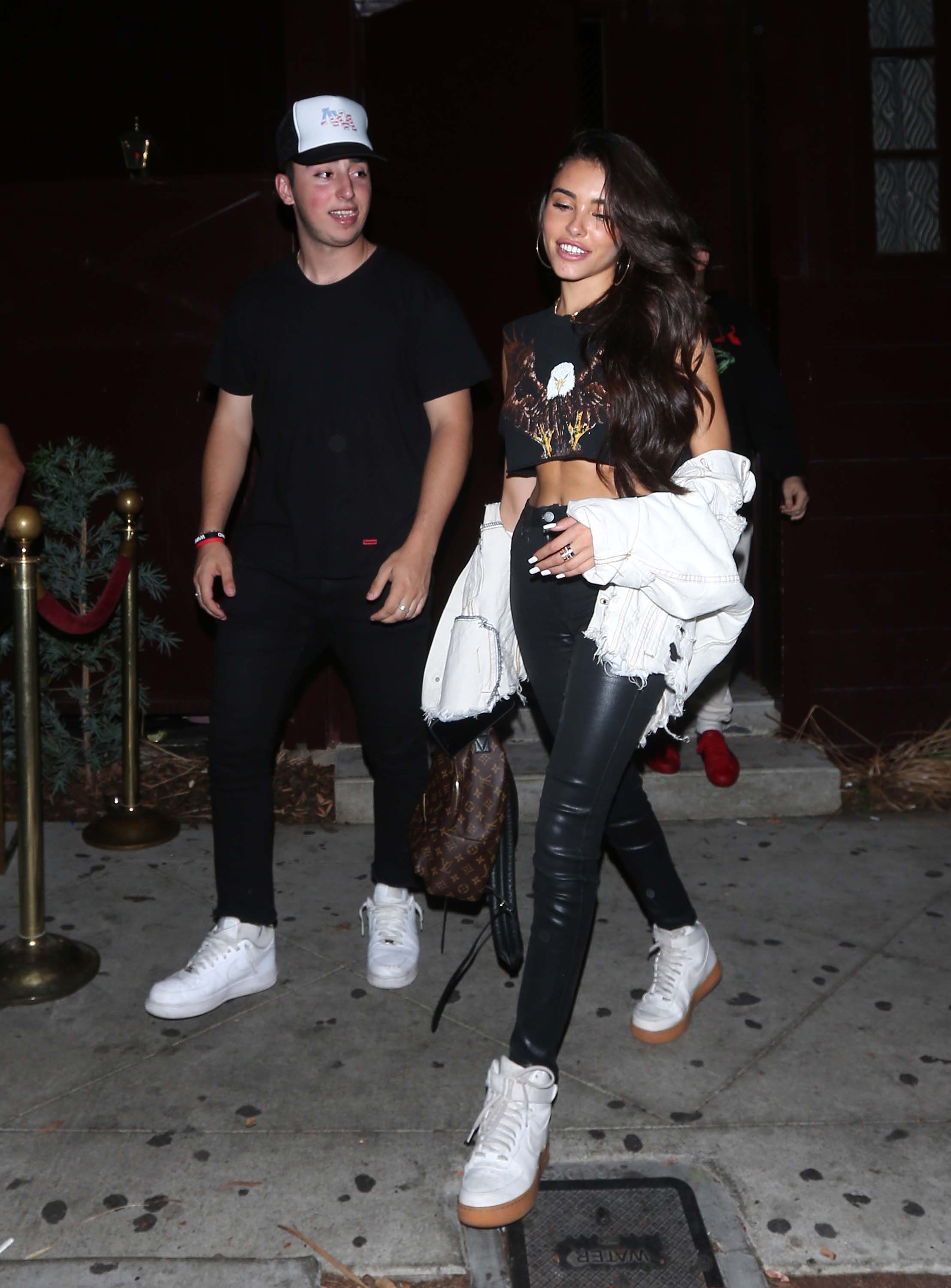 Madison Beer leaves the Peppermint club