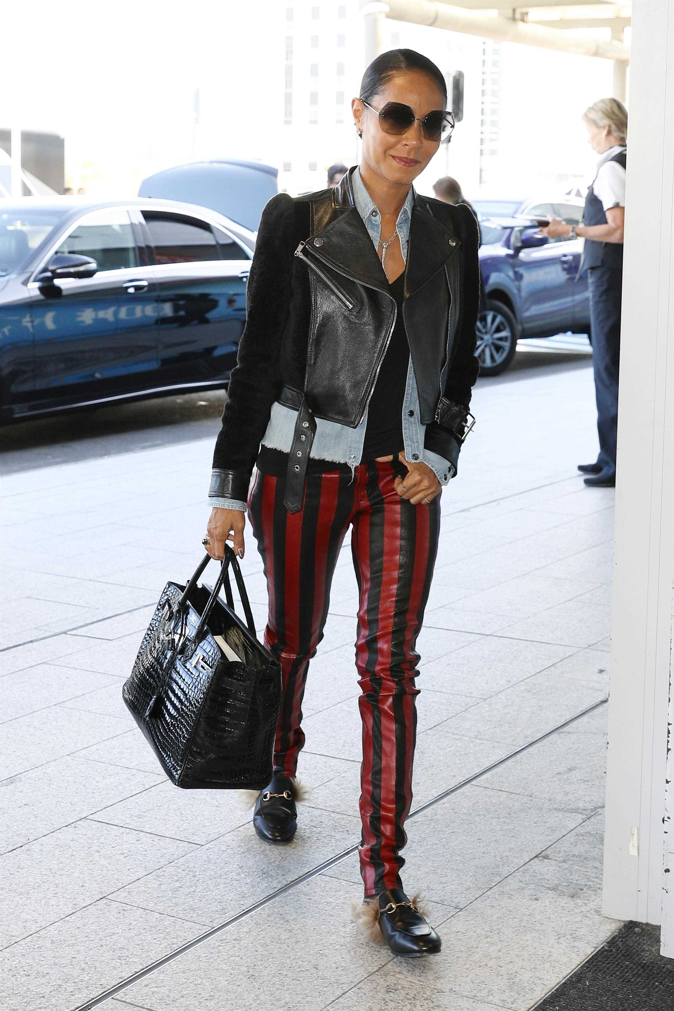 Jada Pinkett Smith seen at the Sydney airport