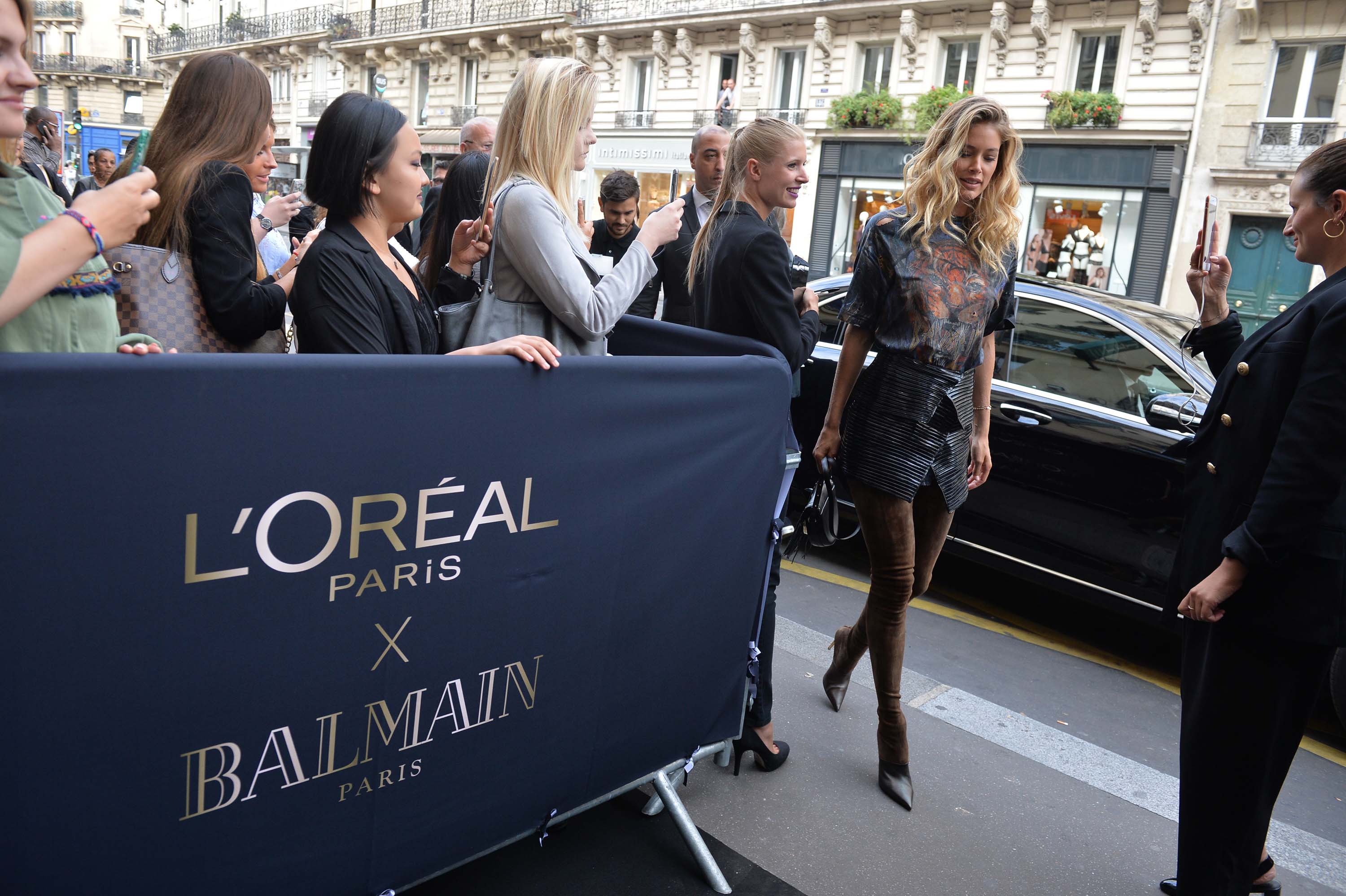 Doutzen Kroes attends Color Riche L’Oreal Paris x Balmain Premiere