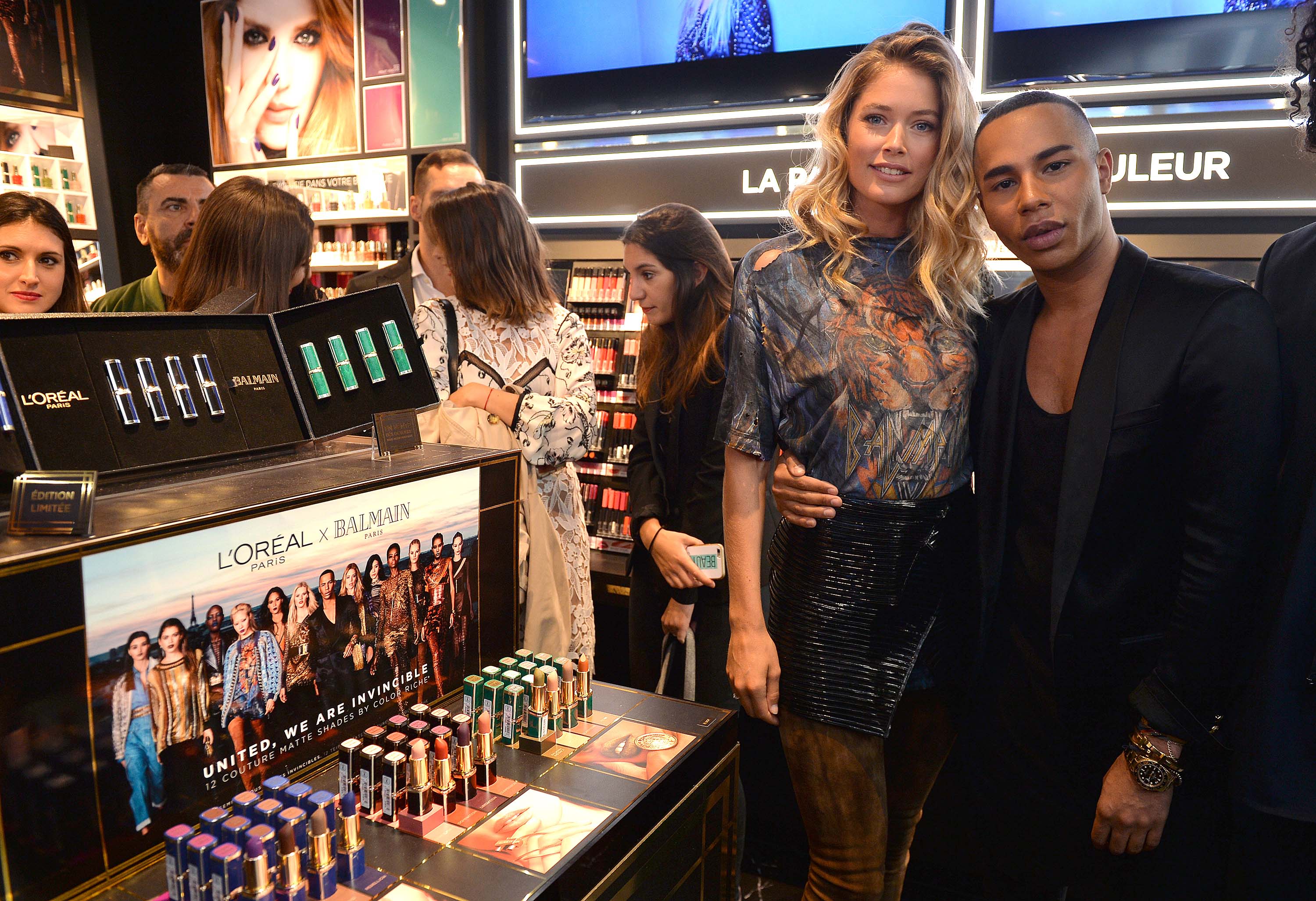 Doutzen Kroes attends Color Riche L’Oreal Paris x Balmain Premiere