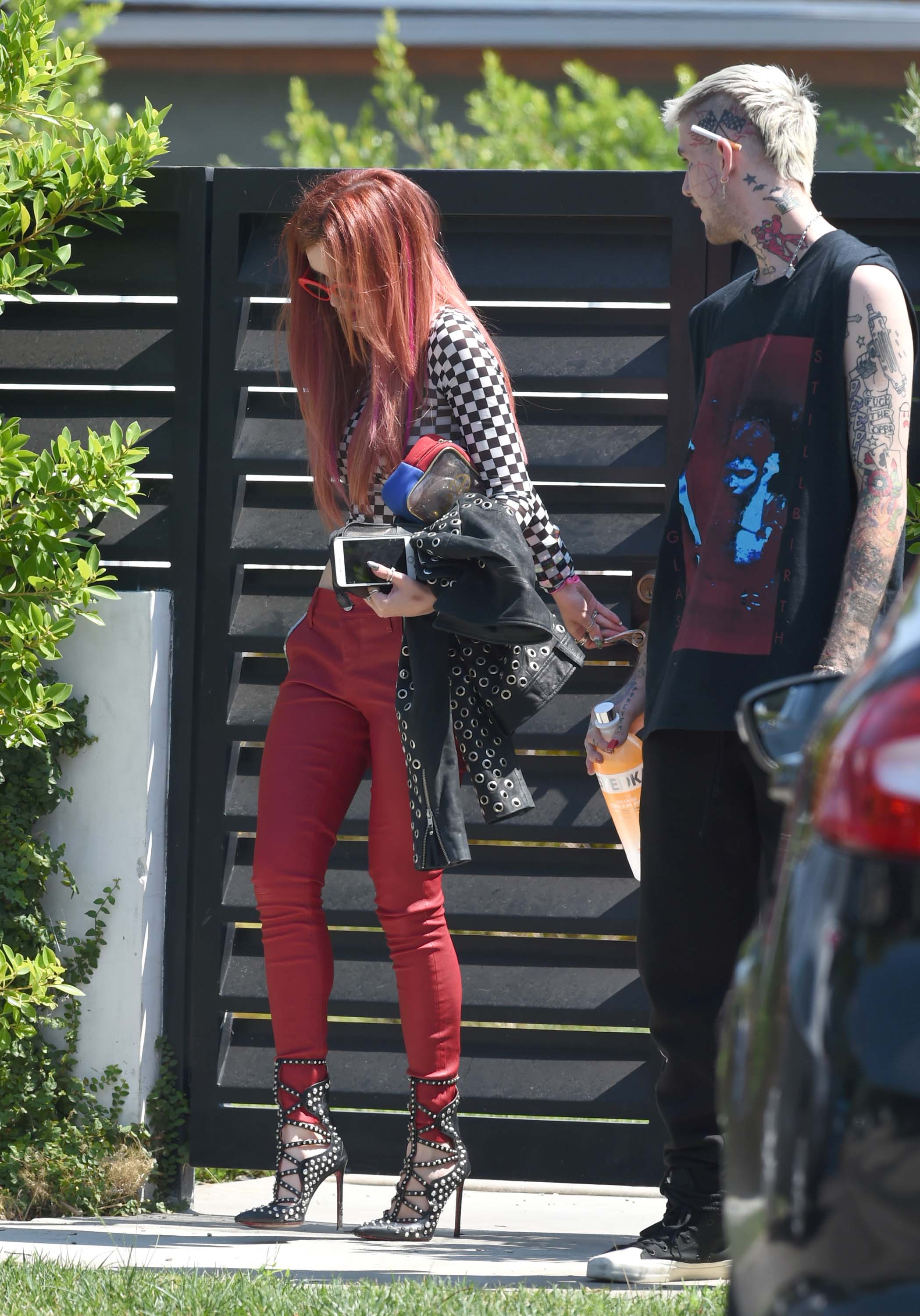 Bella Thorne out with friends in LA