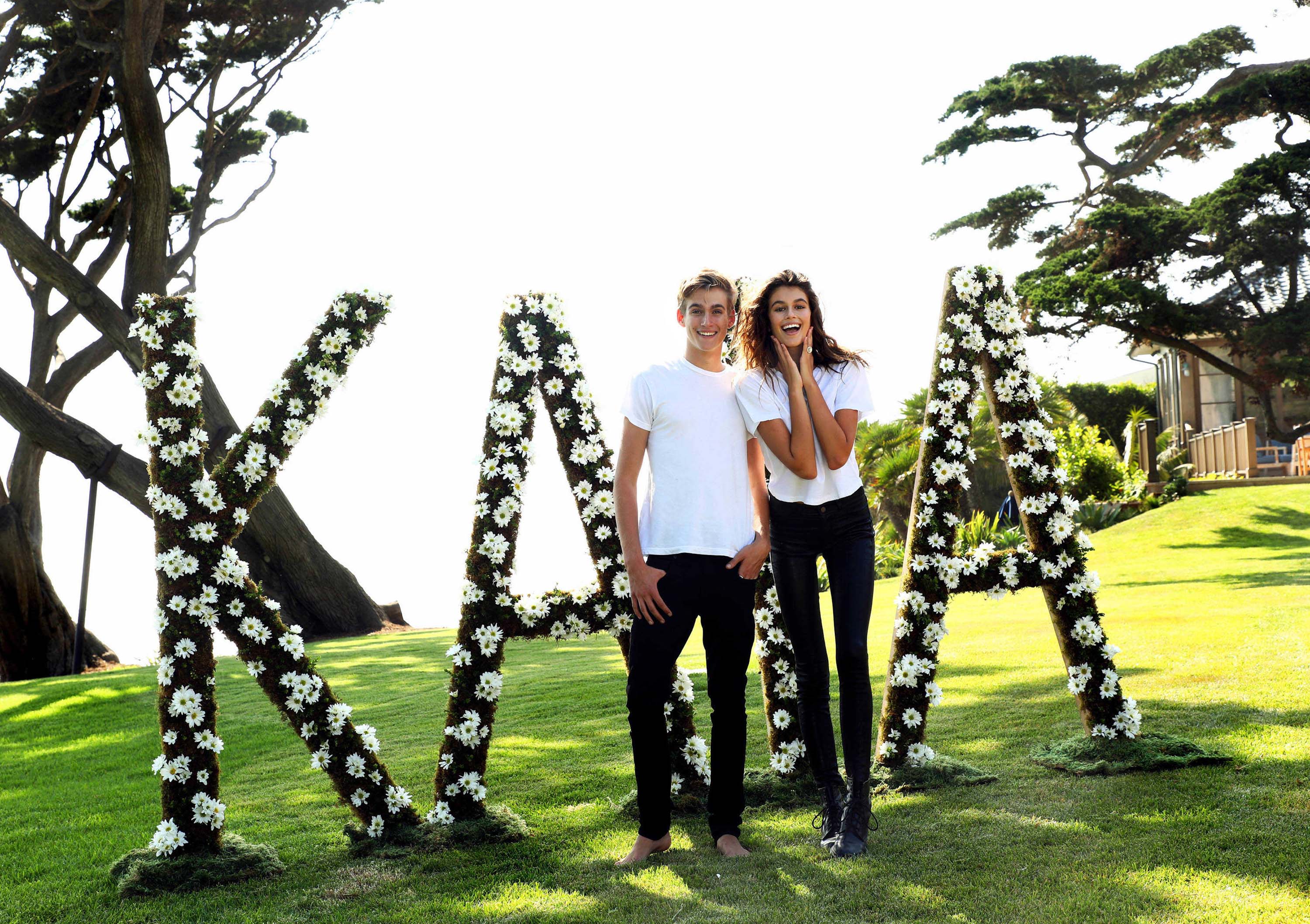 Kaia Gerber seen at a photoshoot for her birthday