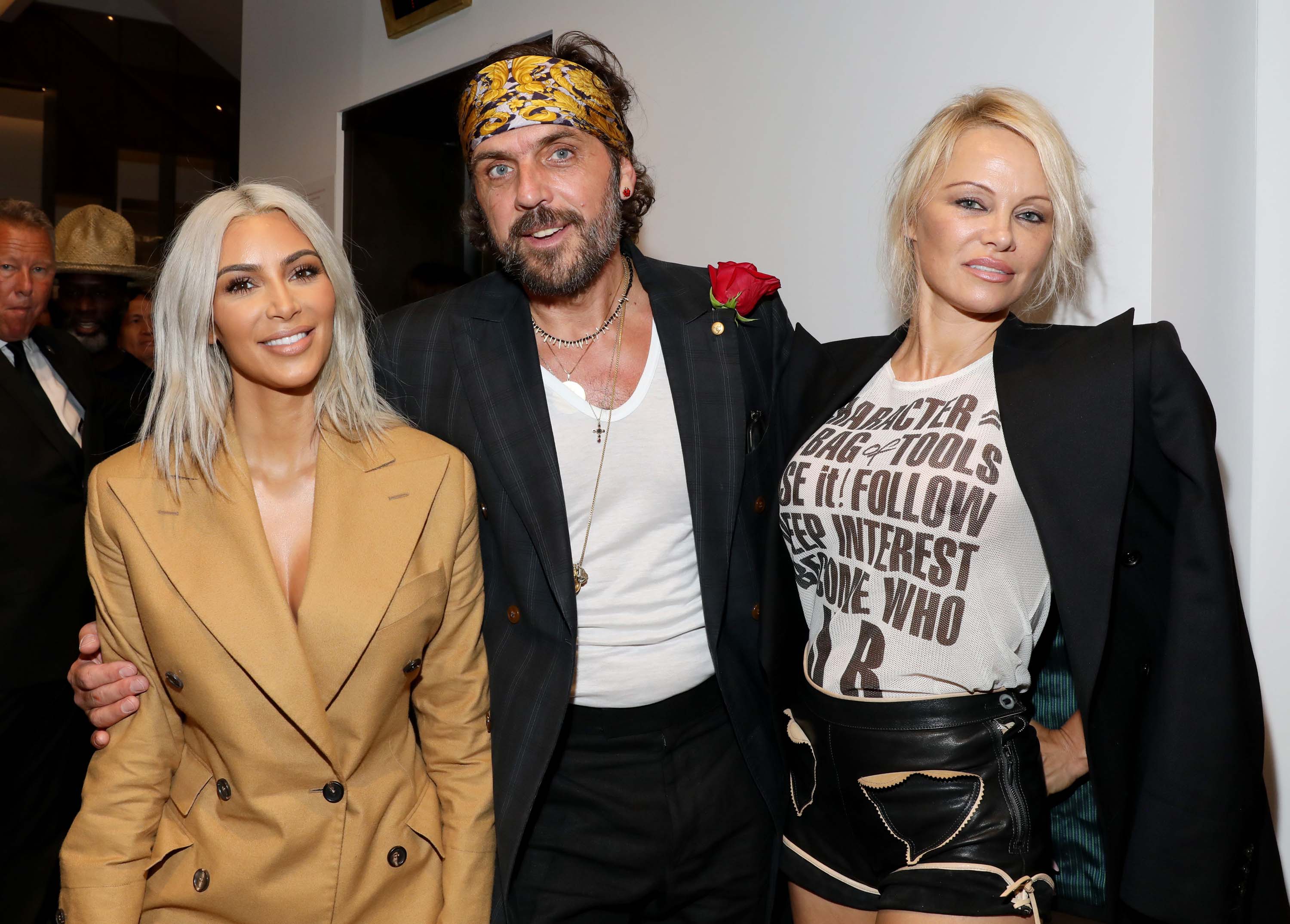 Pamela Anderson attends Vivienne Westwood x Juergen Teller exhibition opening