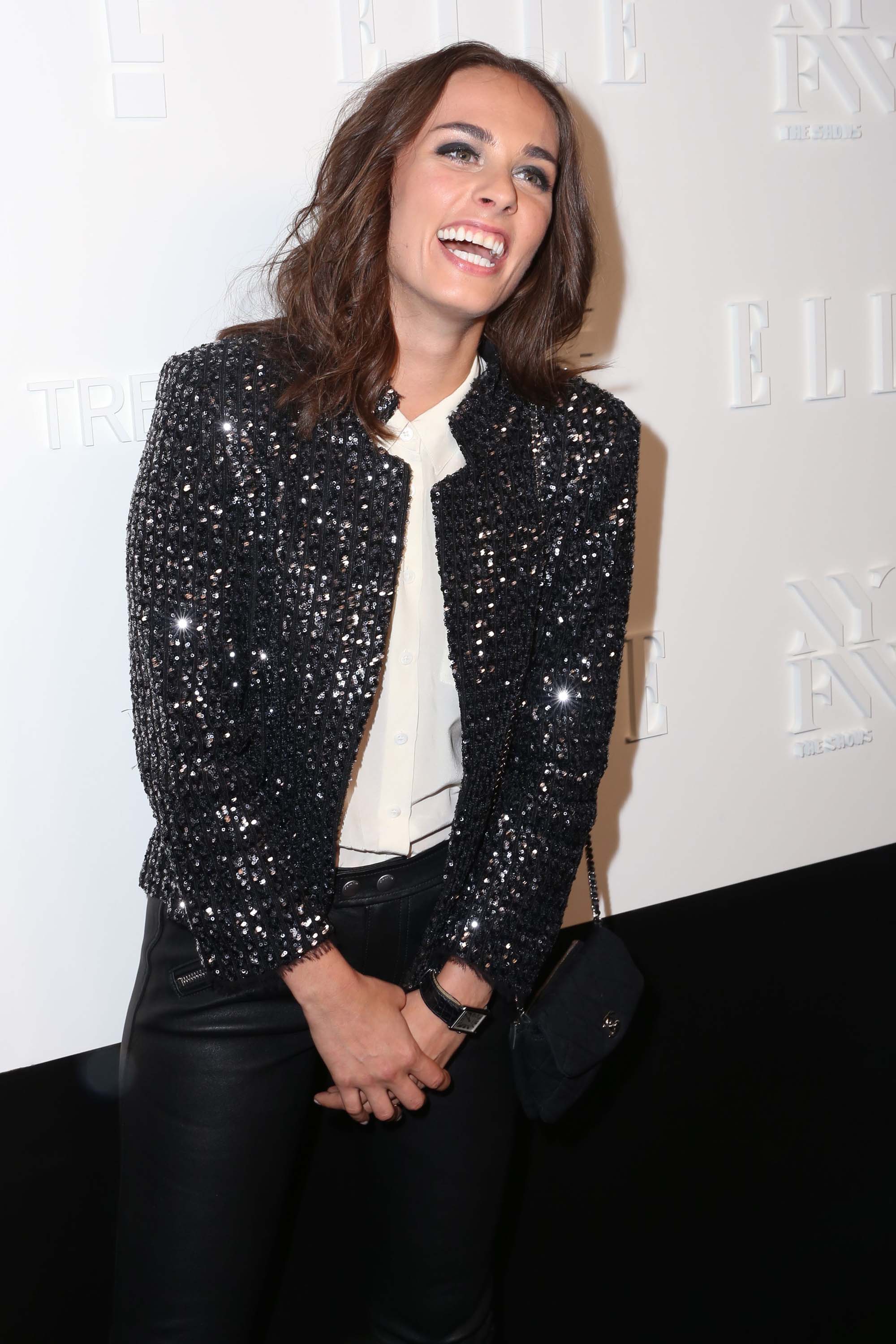 Sophie Auster attends Elle IMG party