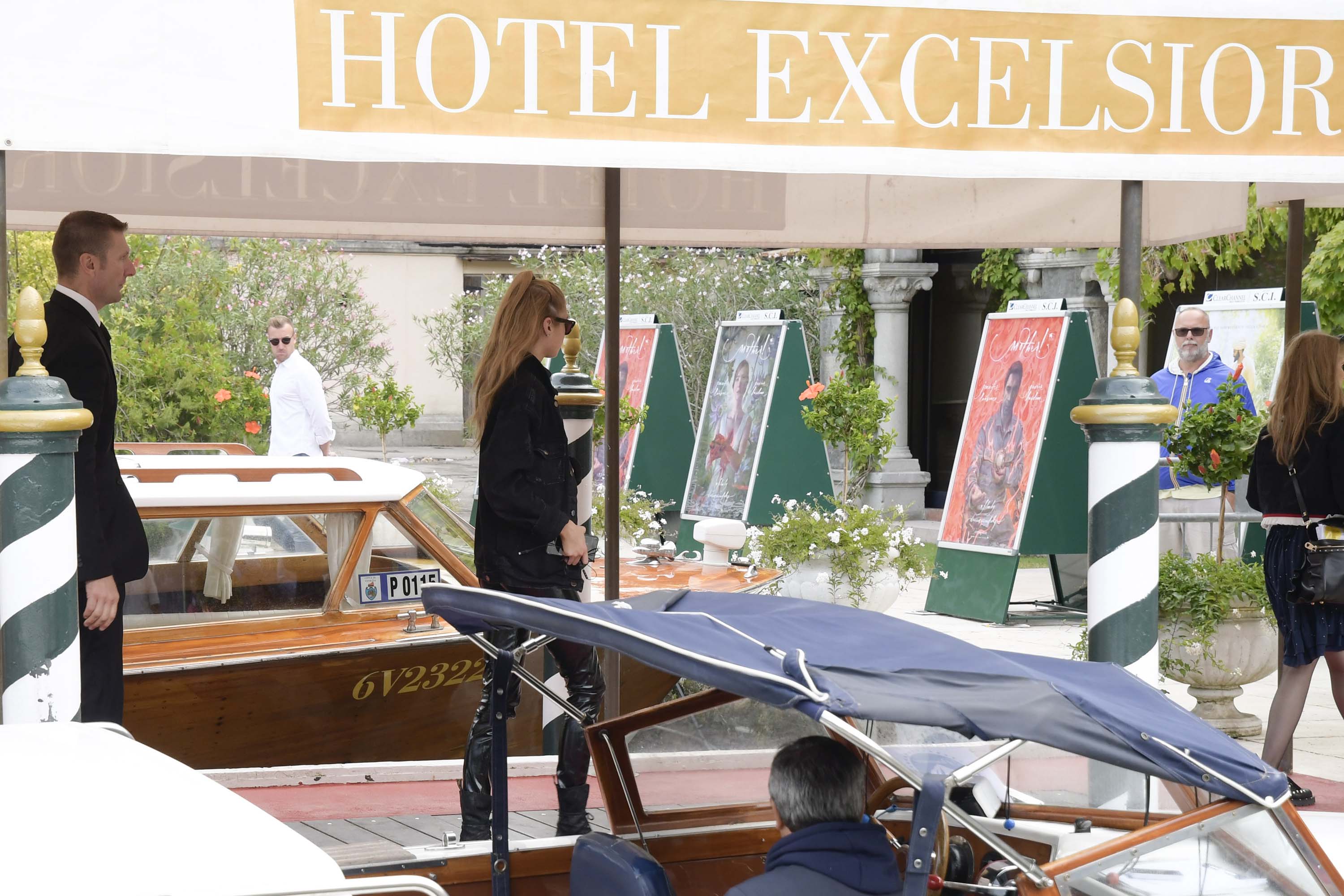 Stella Maxwell arrives in Venice Lido