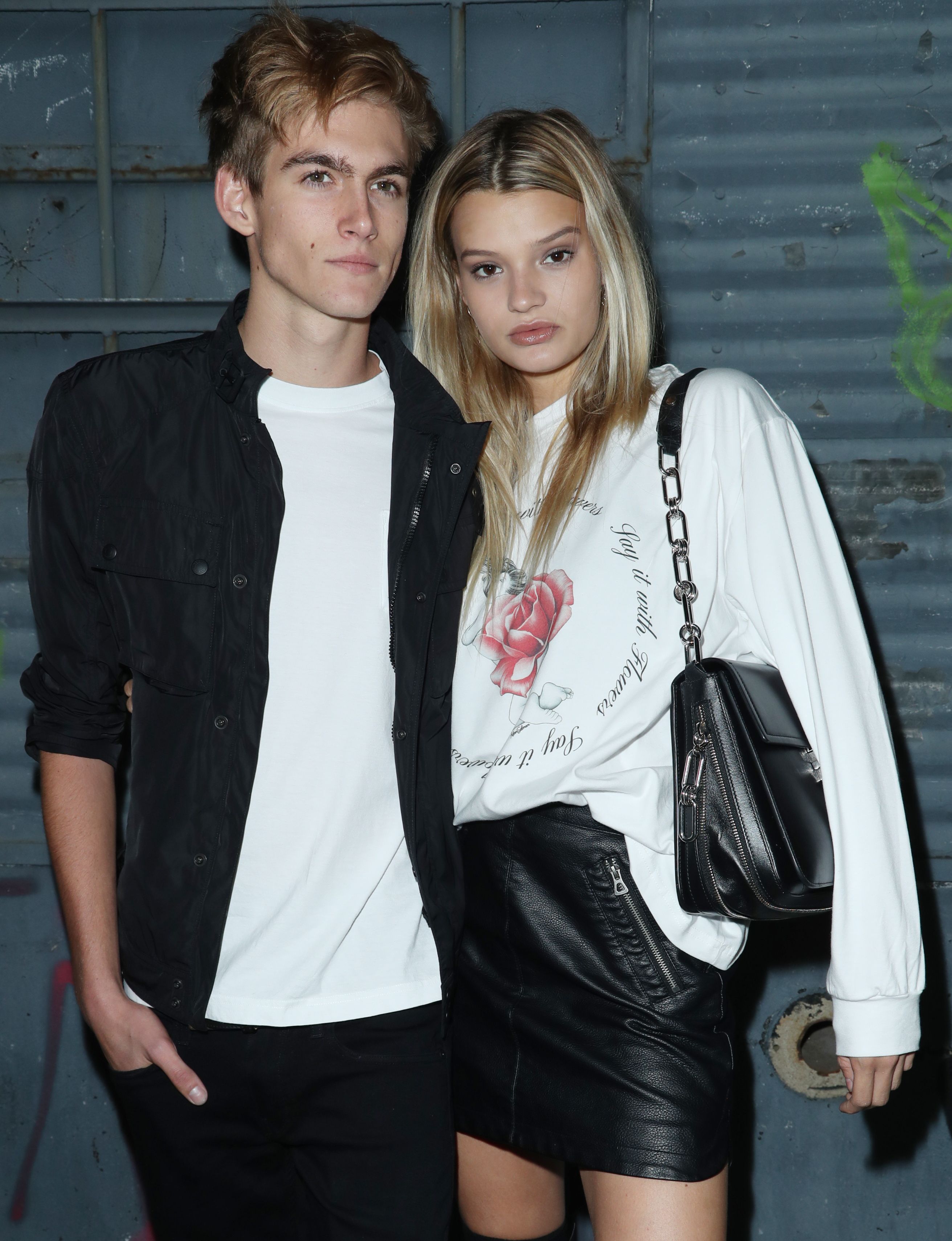 Cayley King attends Alexander Wang show