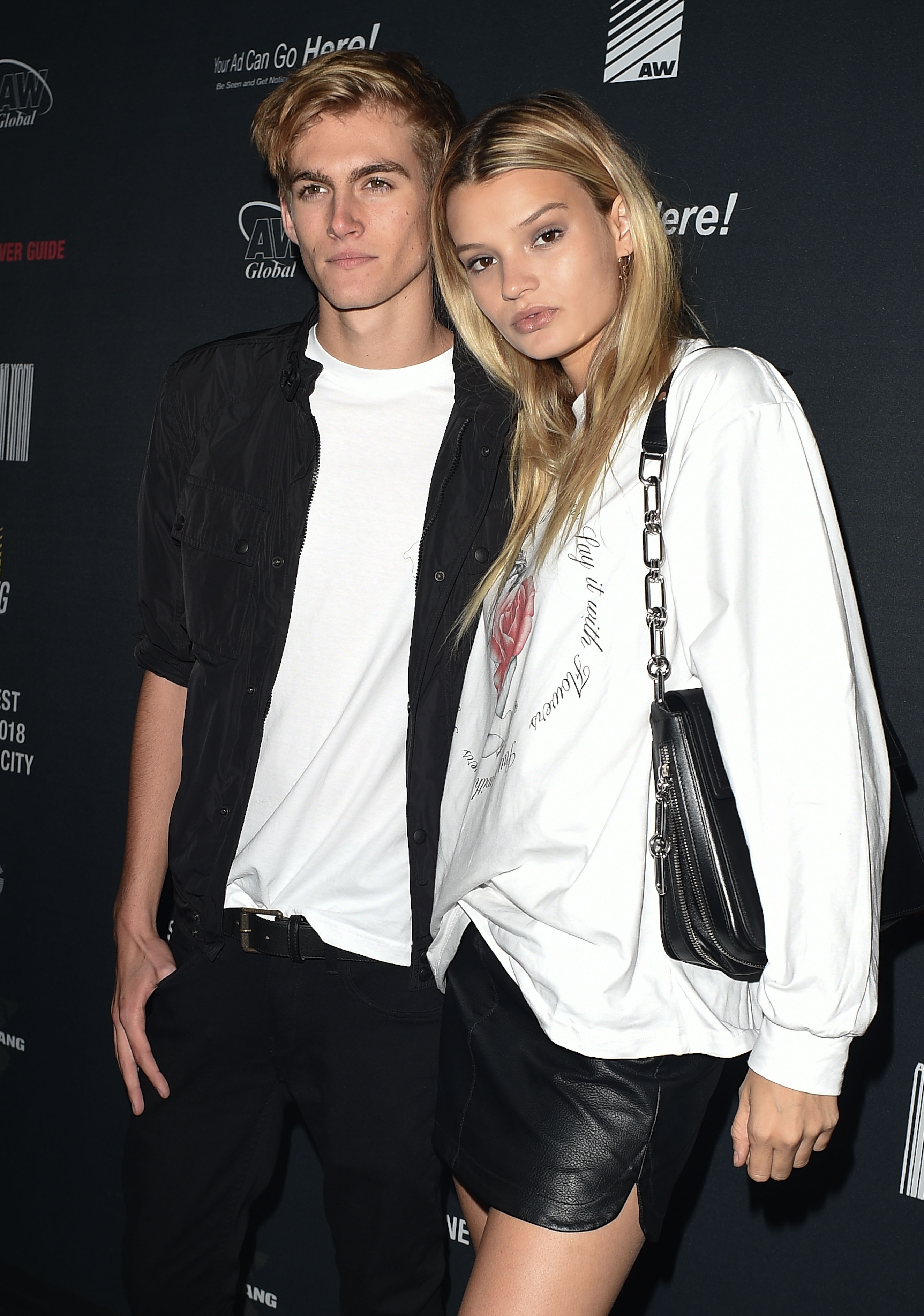 Cayley King attends Alexander Wang show