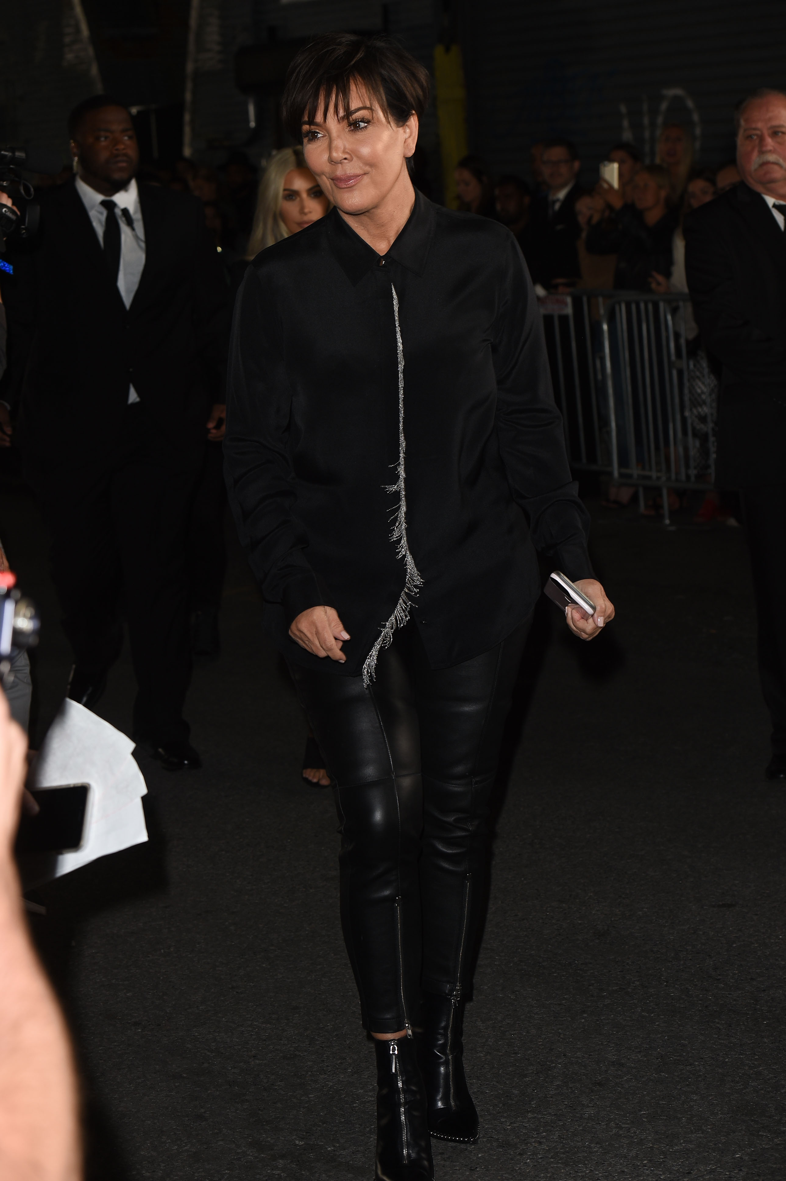 Kris Jenner attends Alexander Wang show