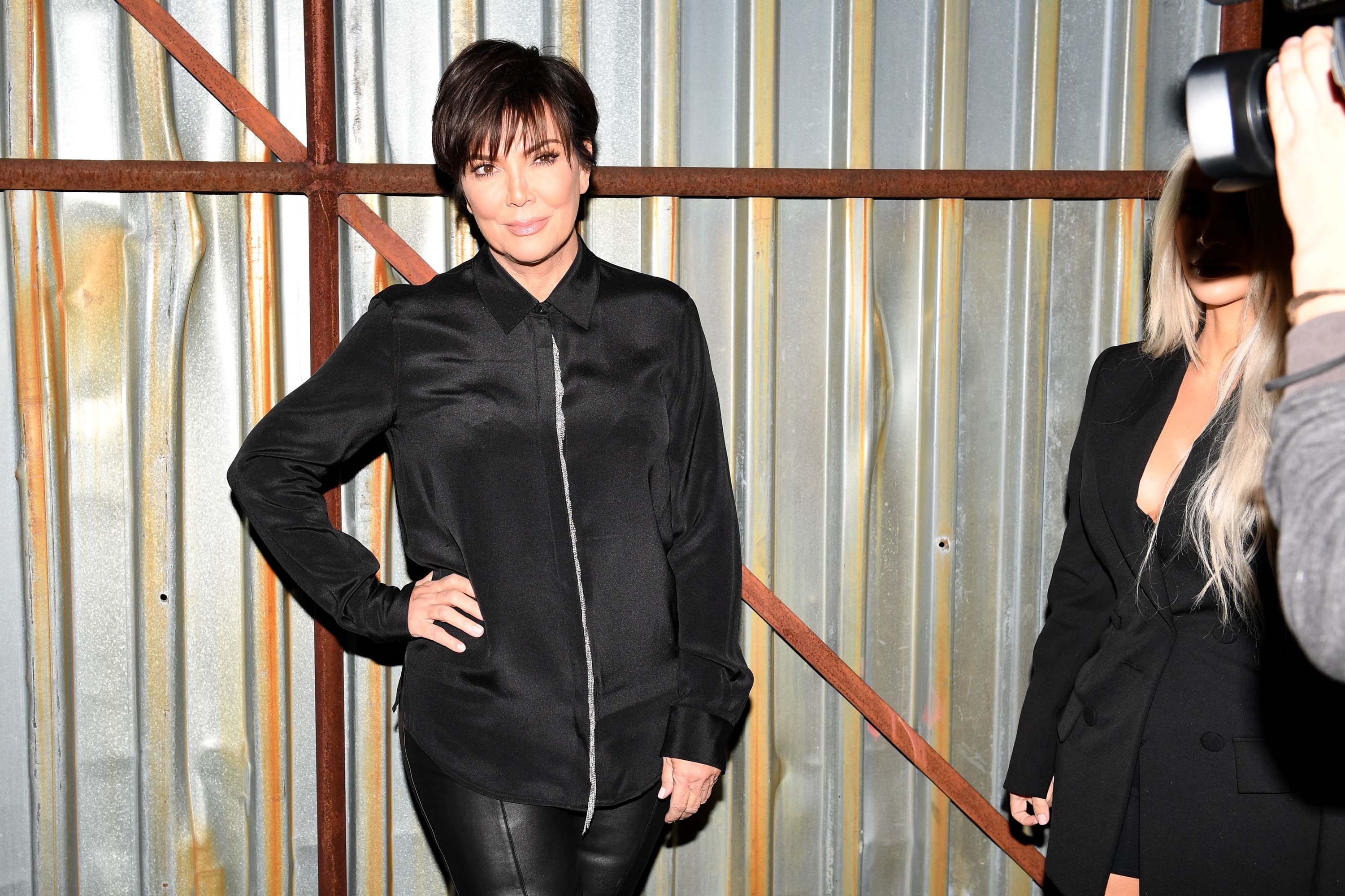 Kris Jenner attends Alexander Wang show