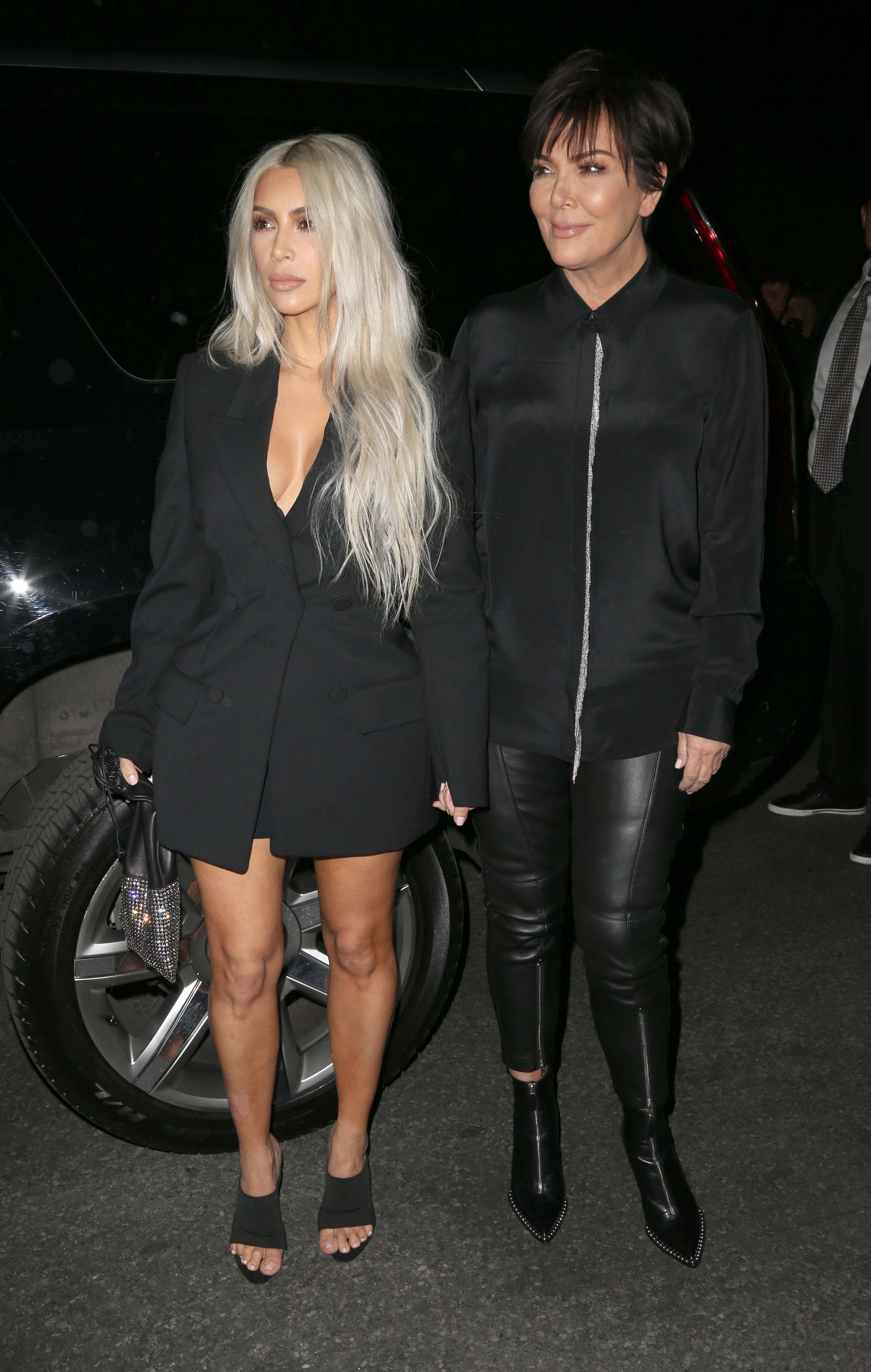 Kris Jenner attends Alexander Wang show