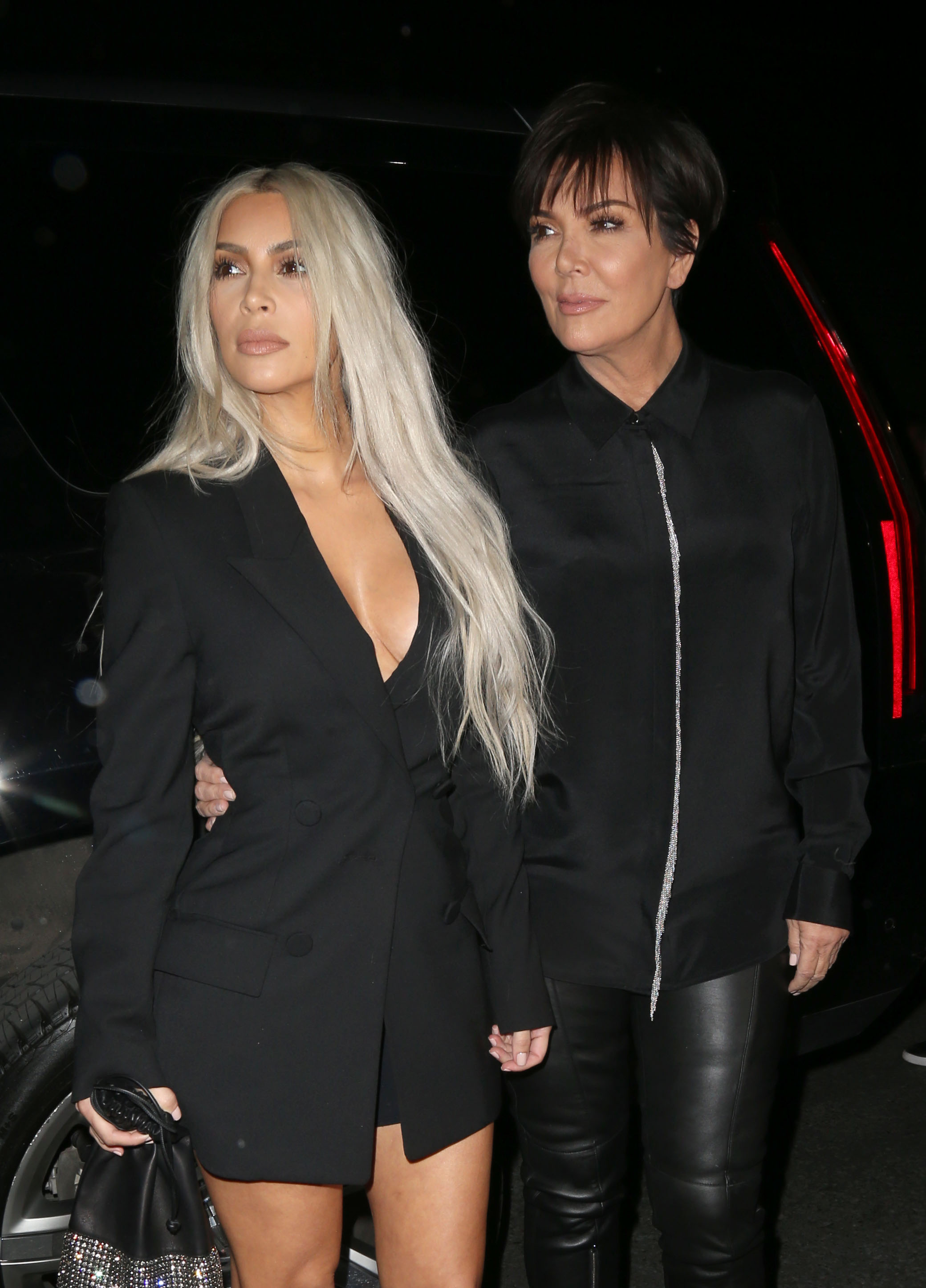 Kris Jenner attends Alexander Wang show