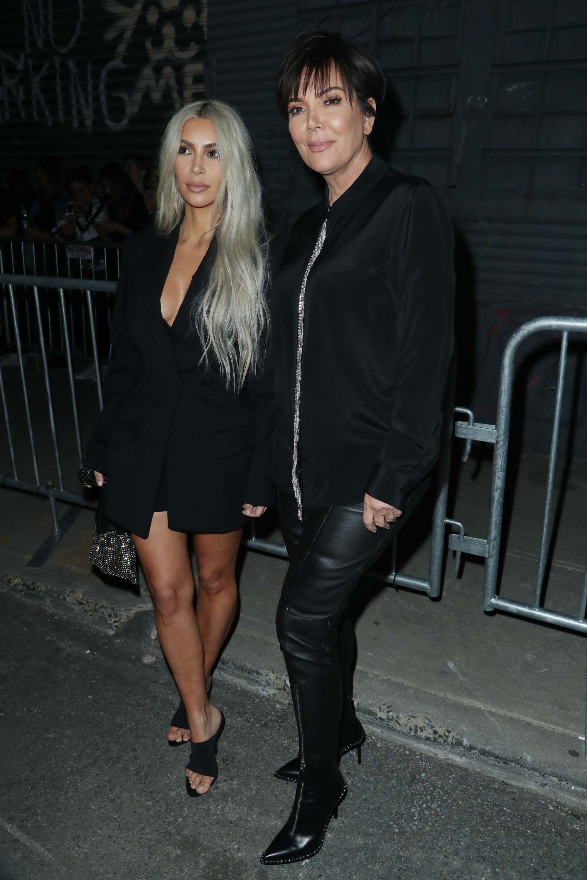 Kris Jenner attends Alexander Wang show