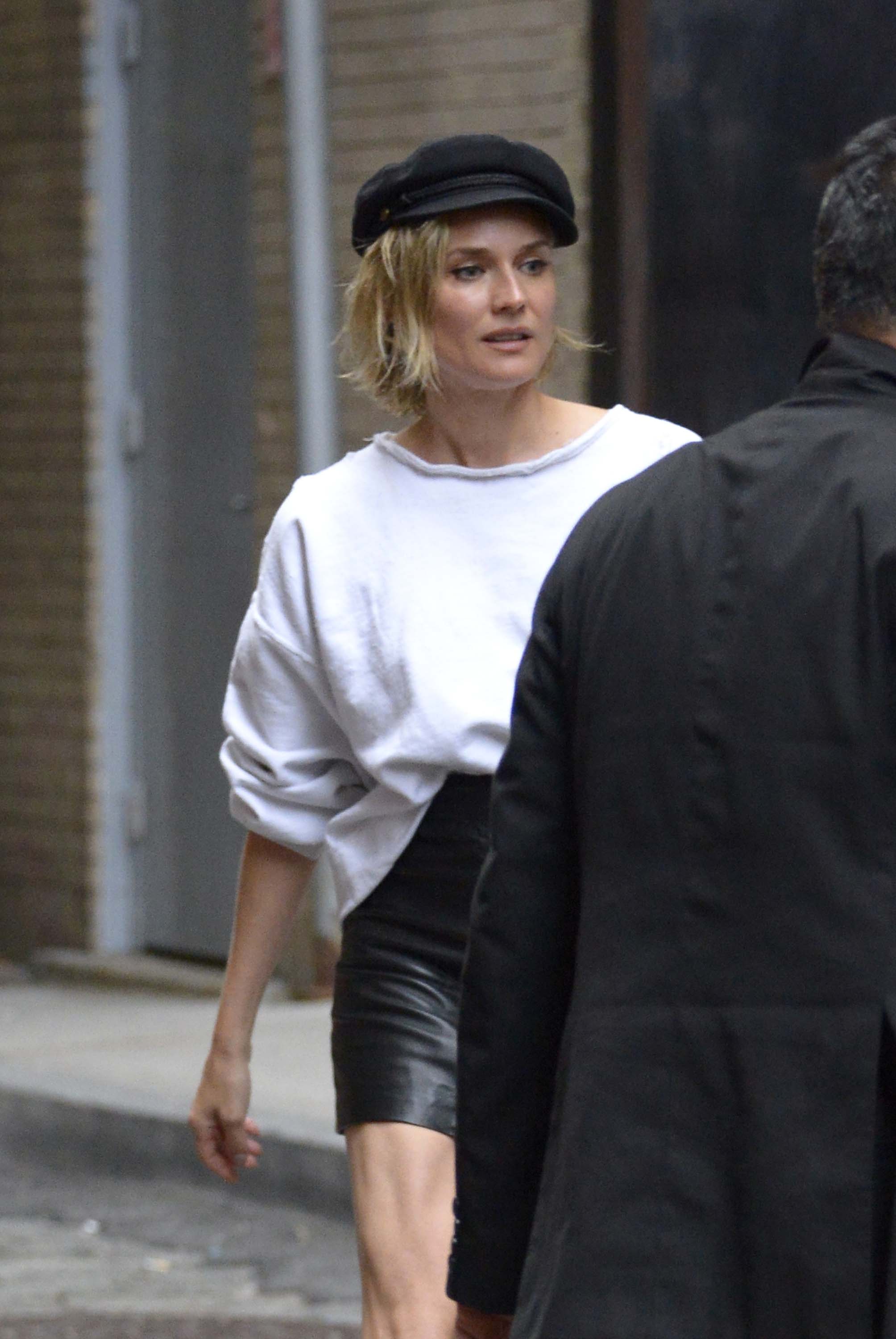 Diane Kruger is spotted stepping out in the Tribeca