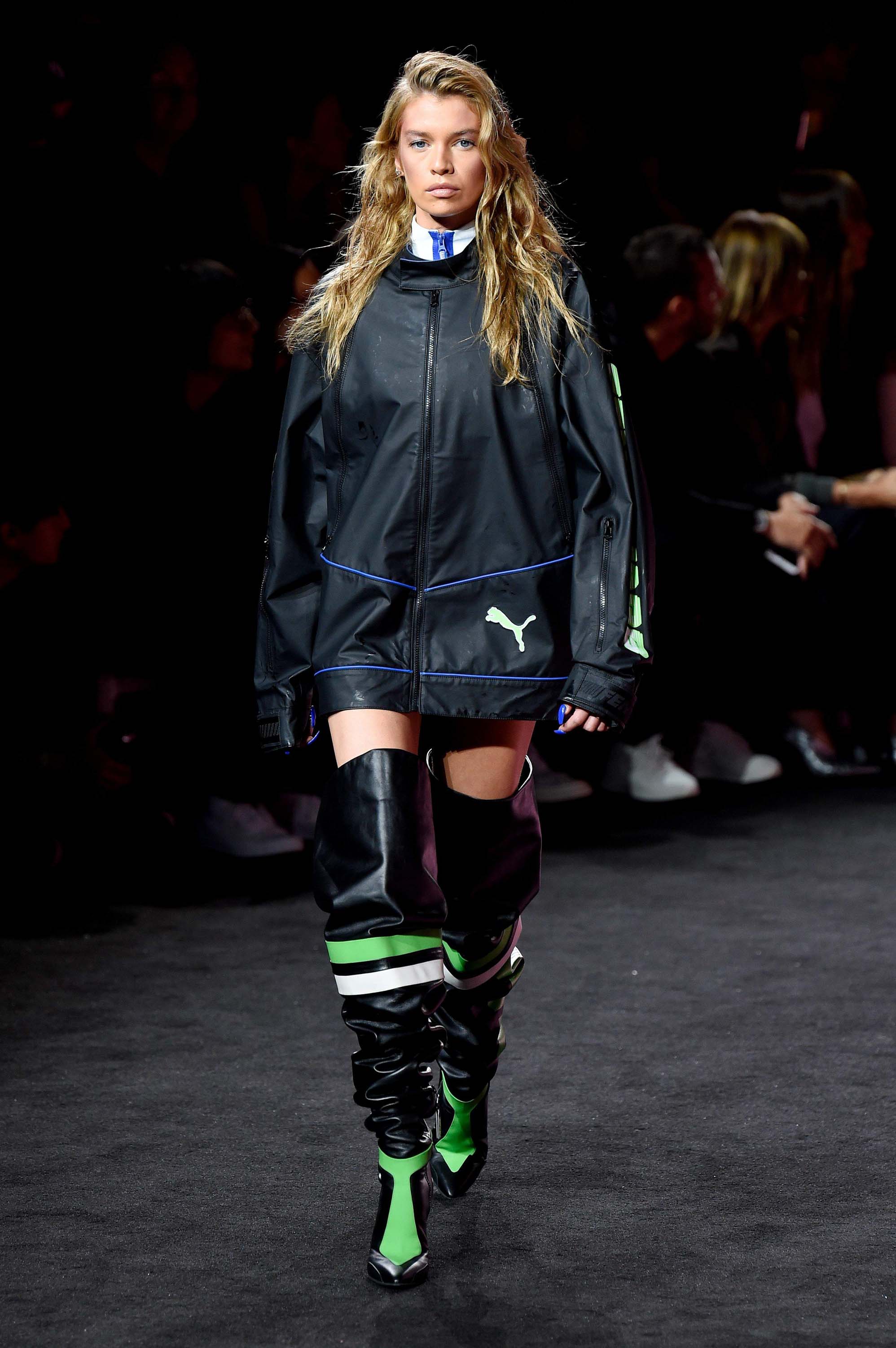 Stella Maxwell attends NY Fashion Week