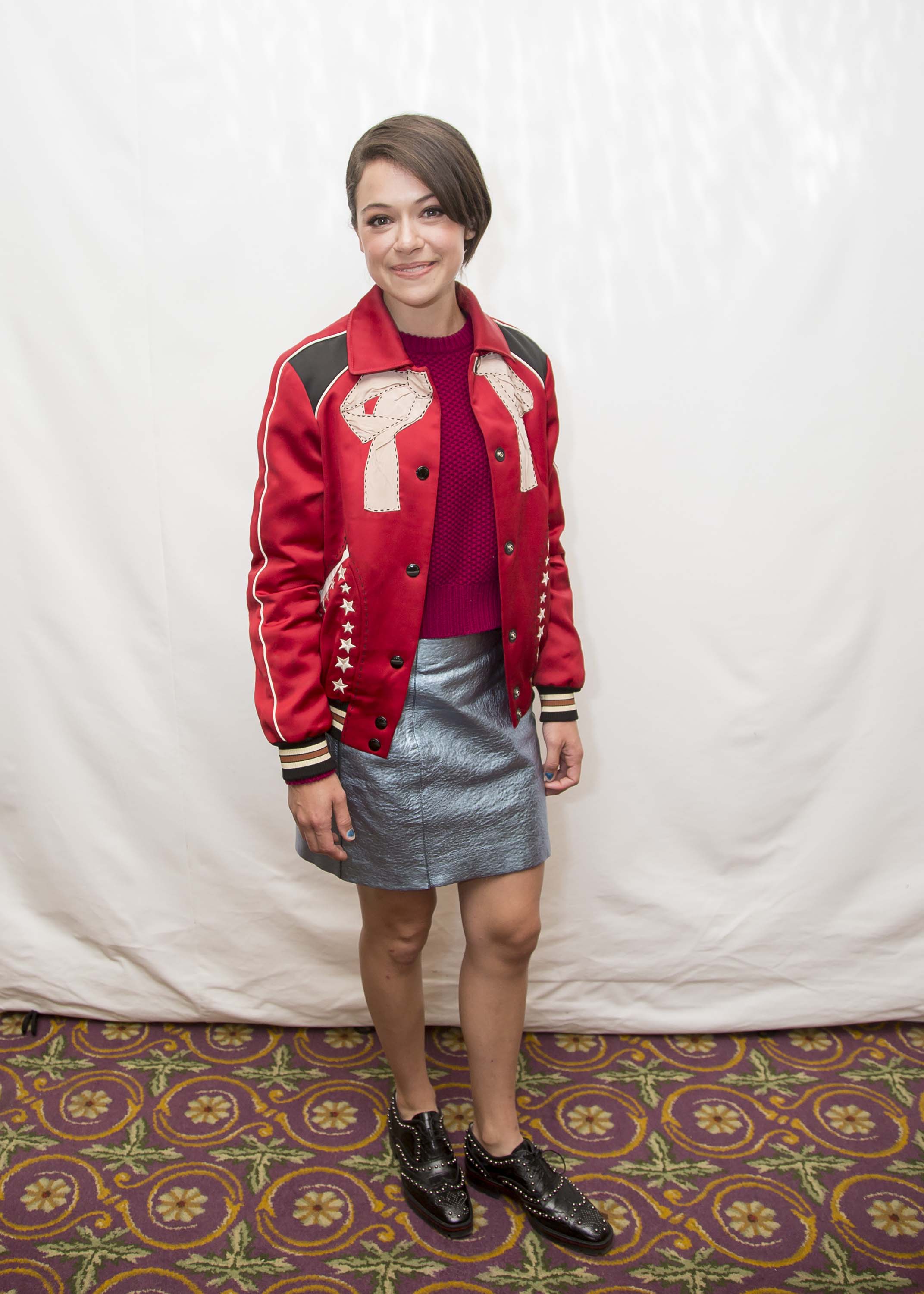 Tatiana Maslany attends Press conference during 42nd Toronto International Film Festival