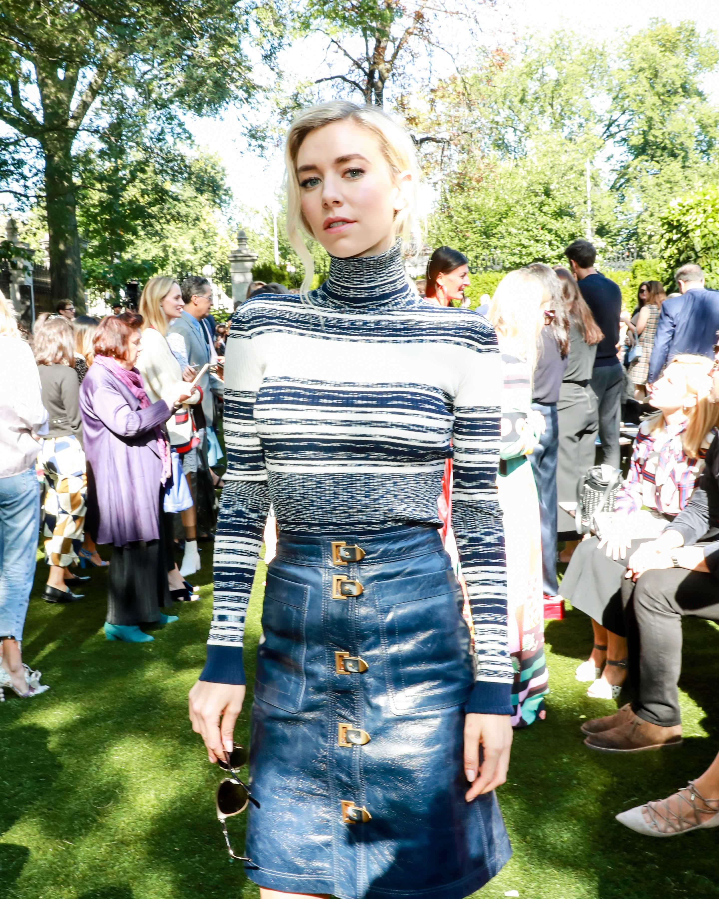 Vanessa Kirby at the Tory Burch S/S2018 show