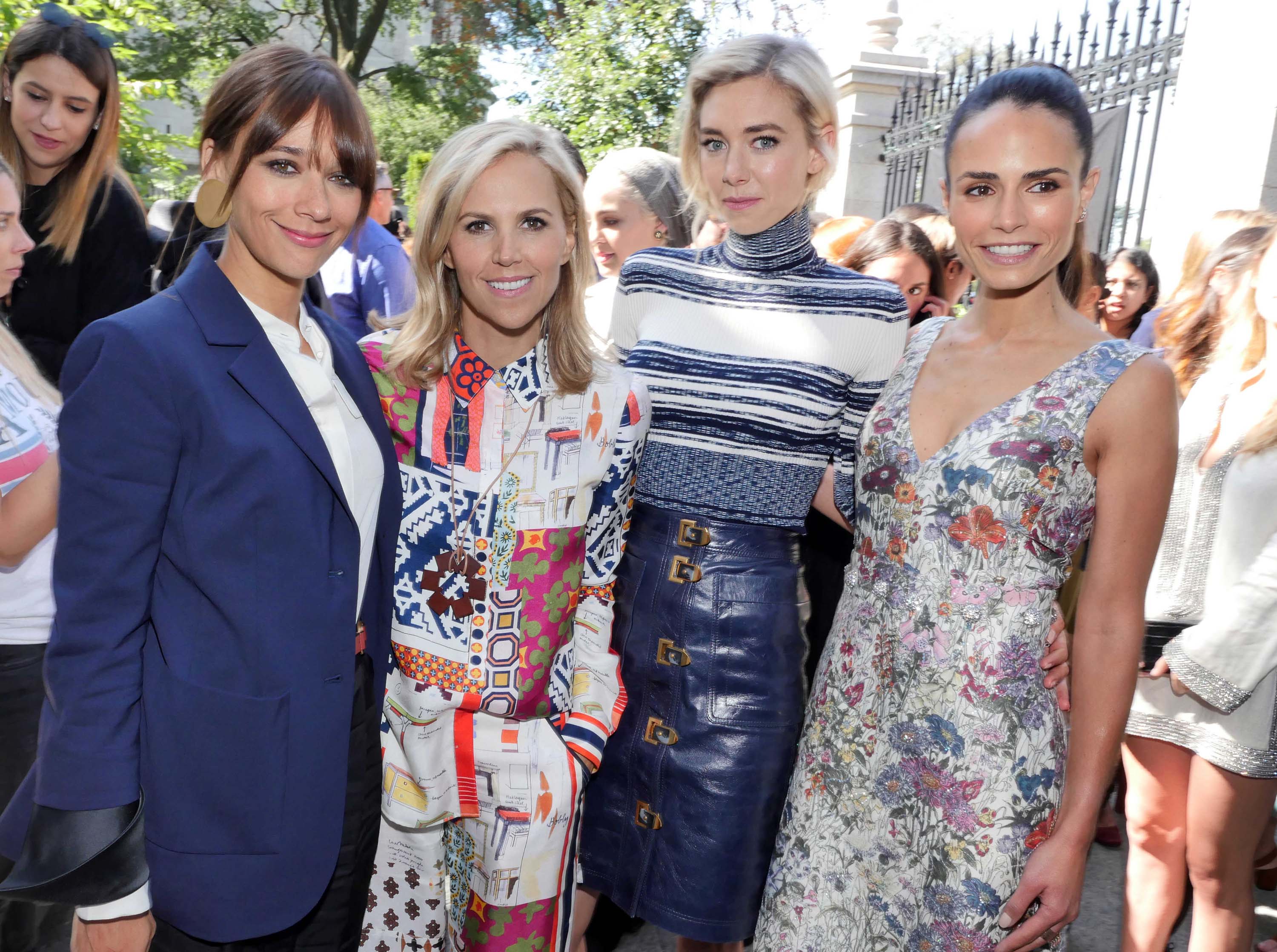 Vanessa Kirby at the Tory Burch S/S2018 show