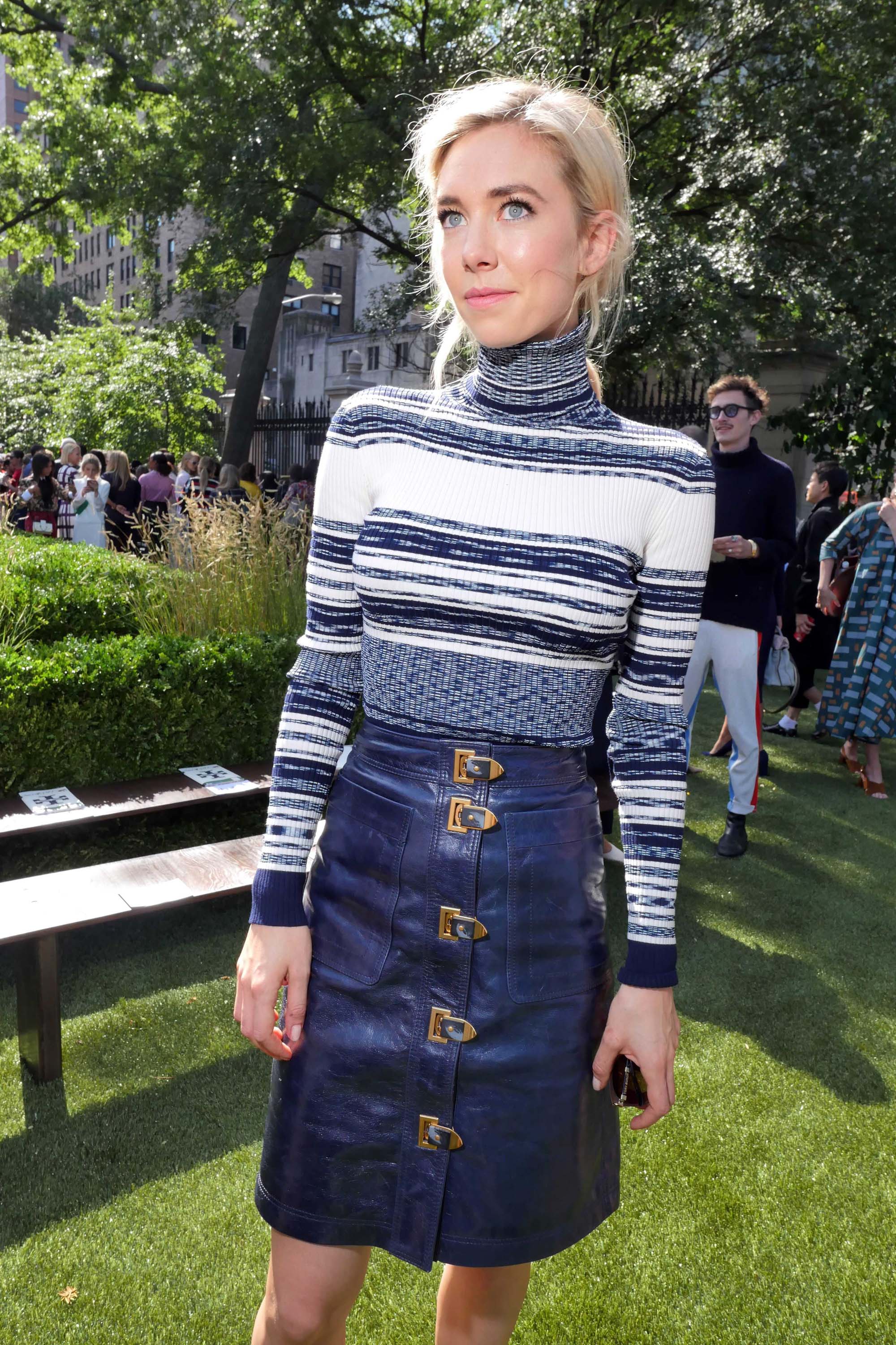 Vanessa Kirby at the Tory Burch S/S2018 show