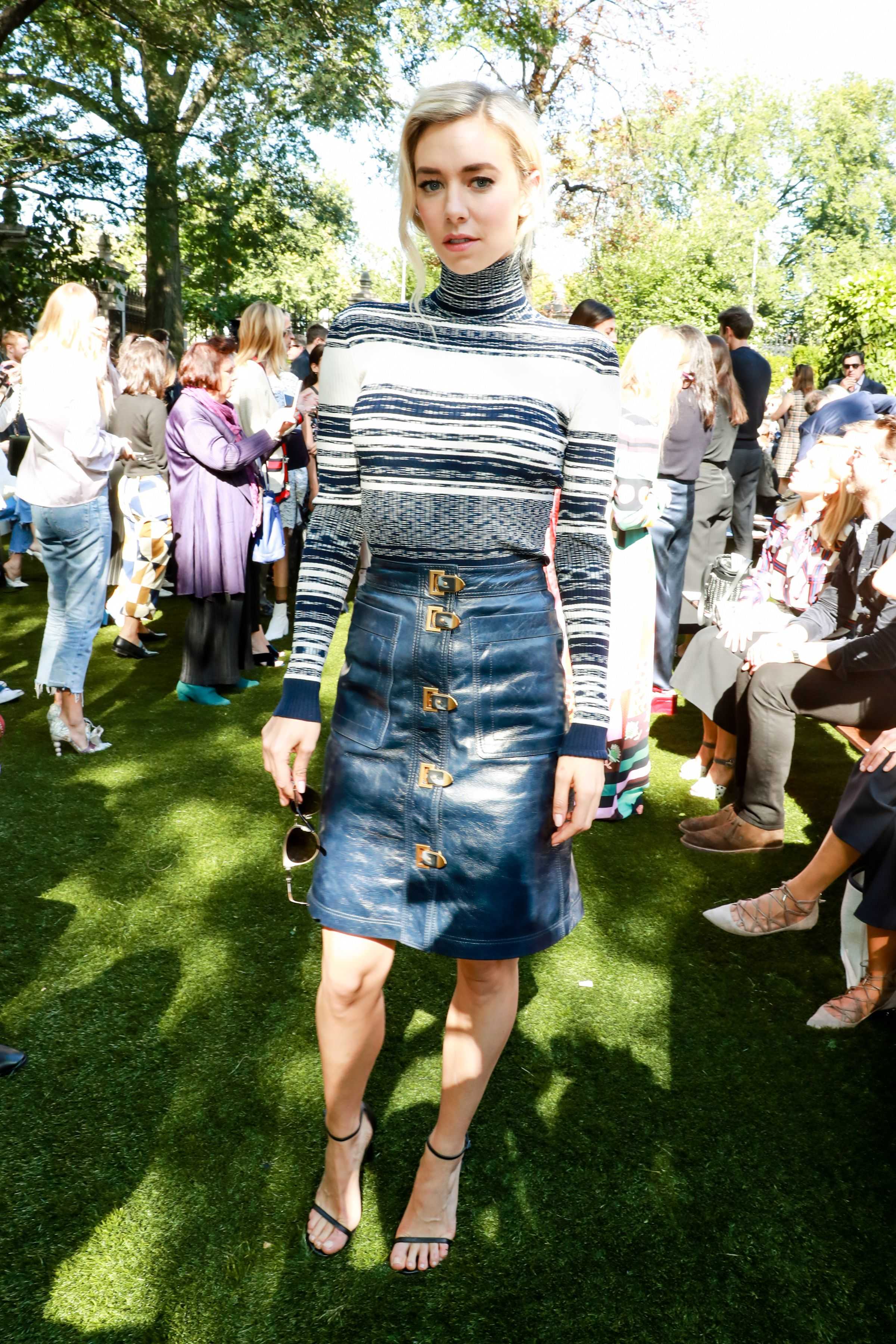 Vanessa Kirby at the Tory Burch S/S2018 show