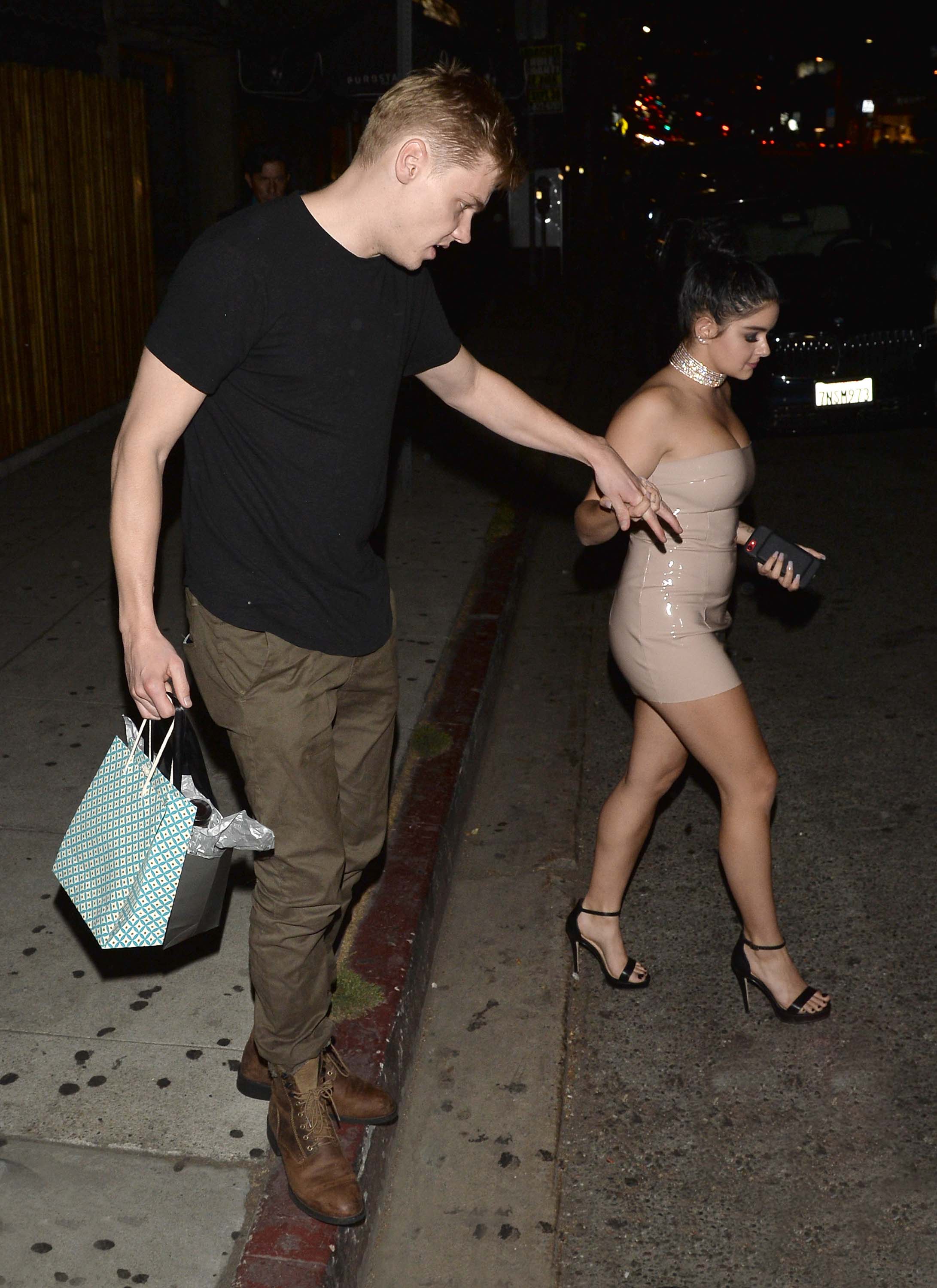 Ariel Winter outside The Nice Guy with Levi Meaden