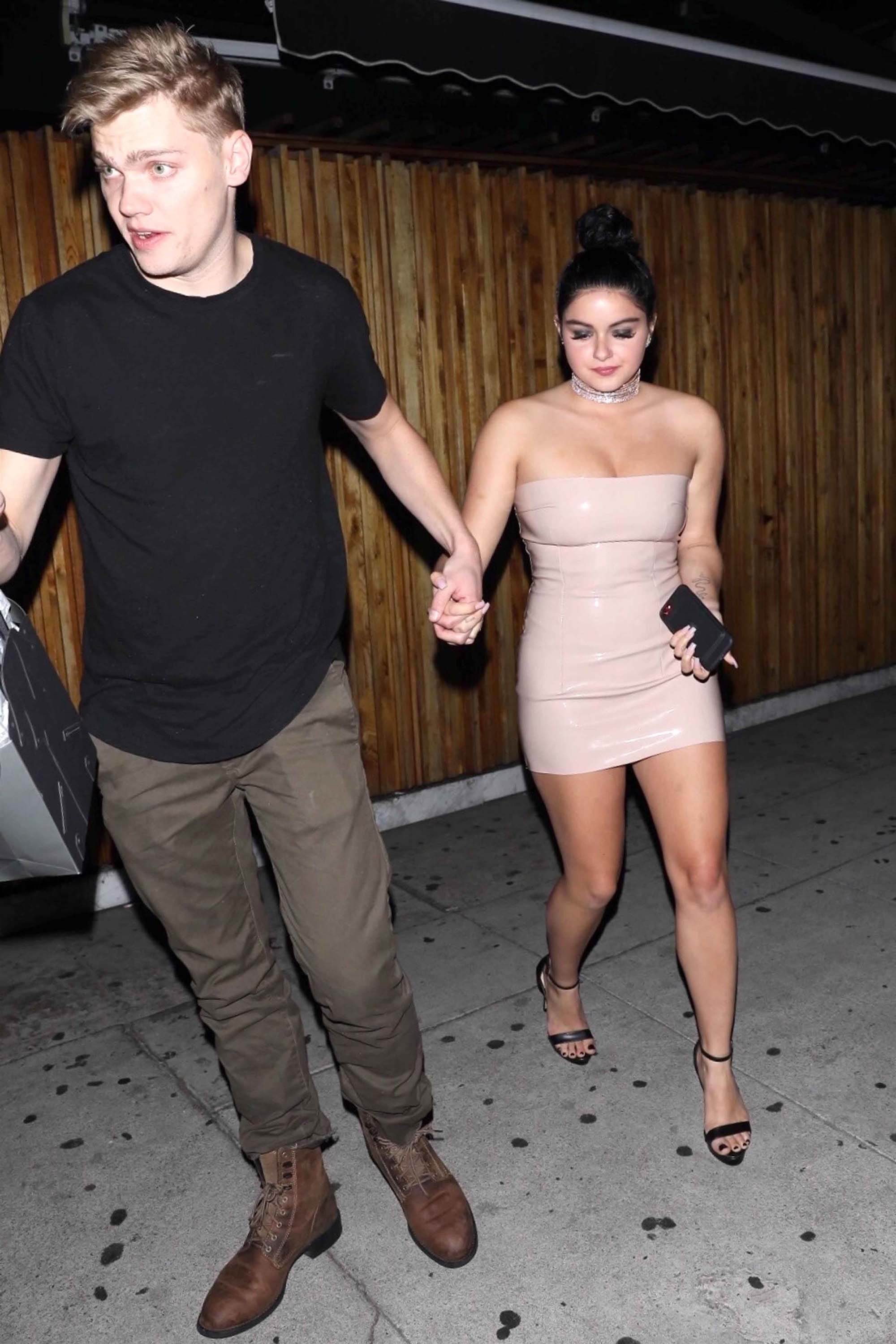 Ariel Winter outside The Nice Guy with Levi Meaden