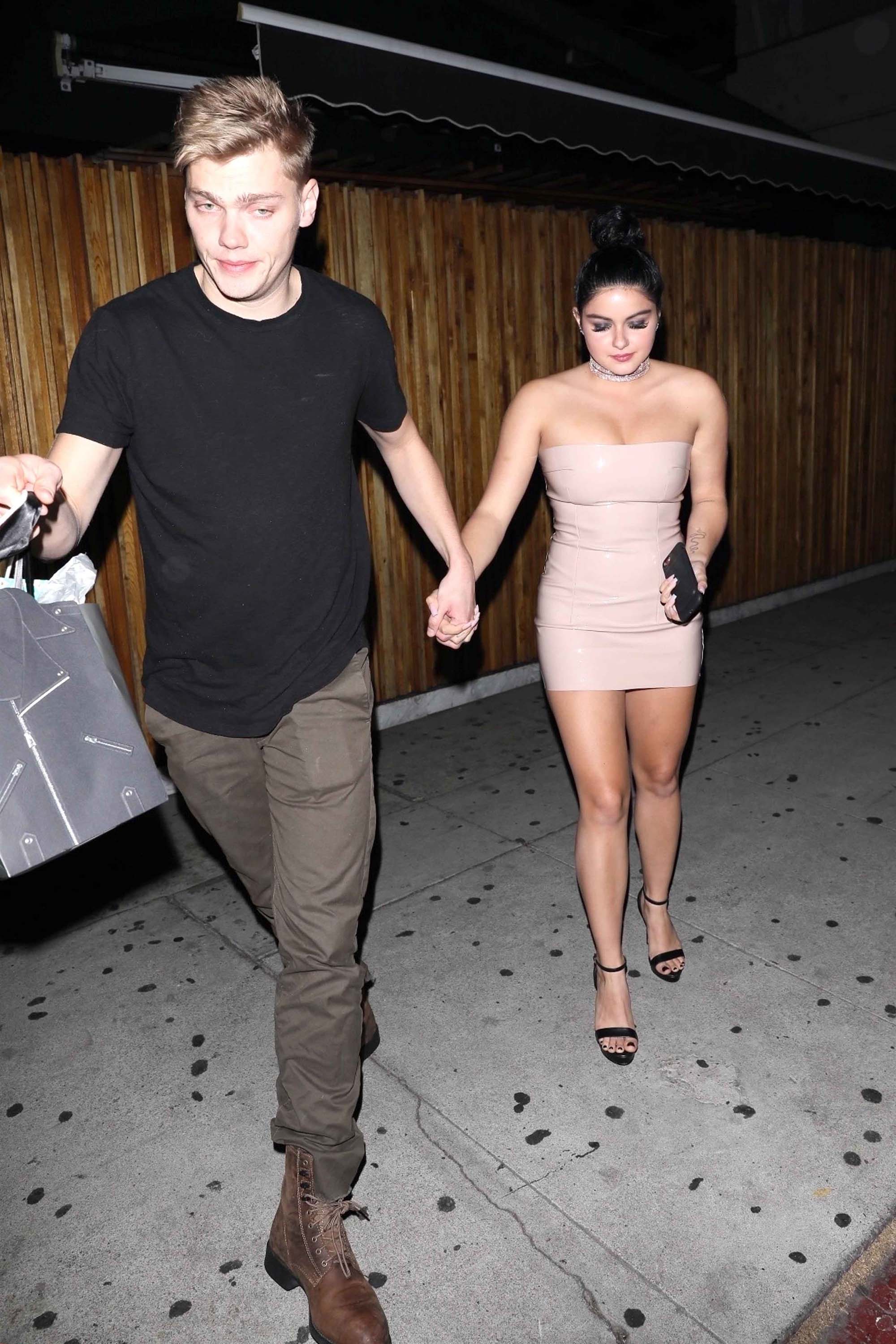 Ariel Winter outside The Nice Guy with Levi Meaden