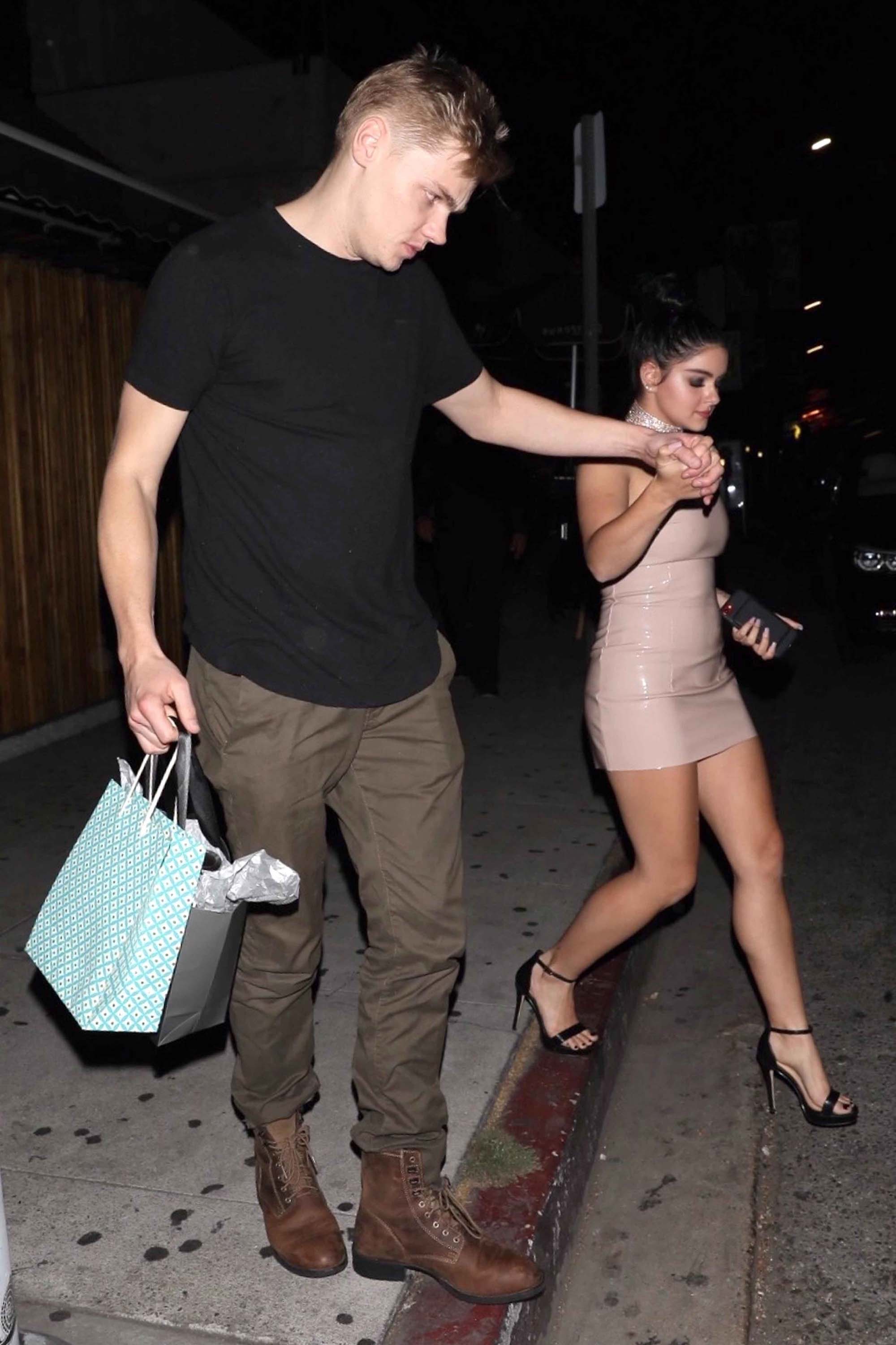 Ariel Winter outside The Nice Guy with Levi Meaden