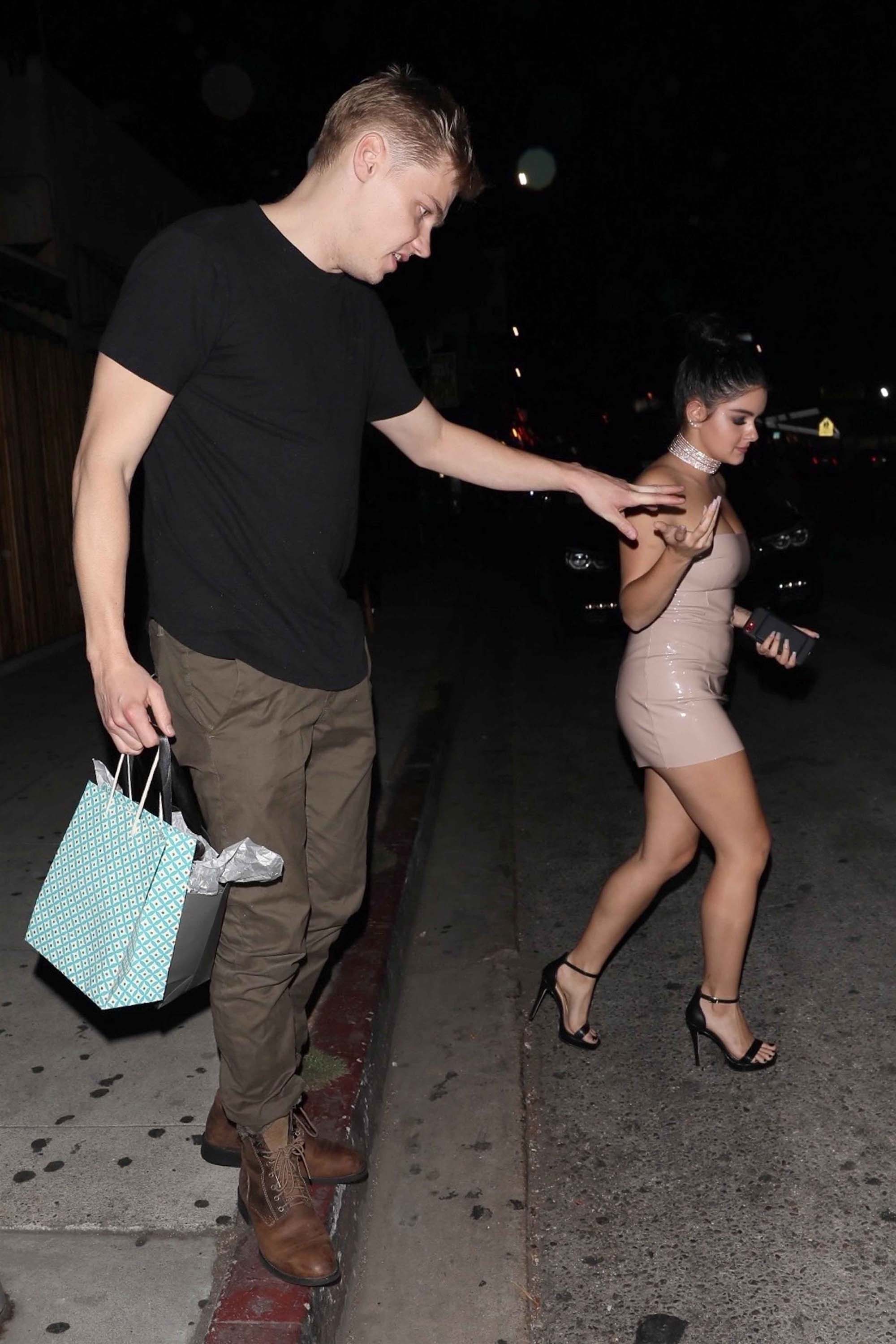 Ariel Winter outside The Nice Guy with Levi Meaden