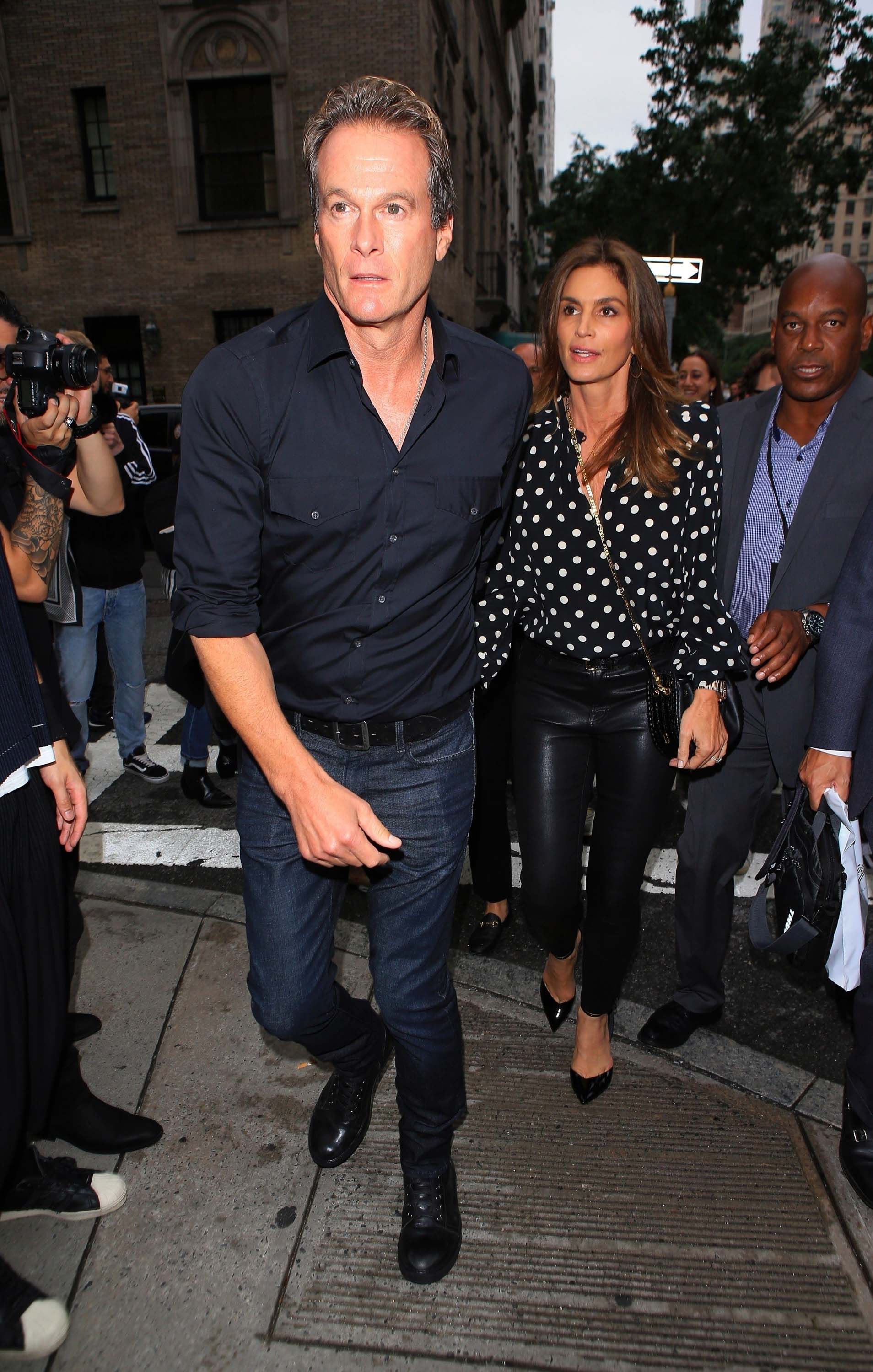 Cindy Crawford attends Marc Jacobs show