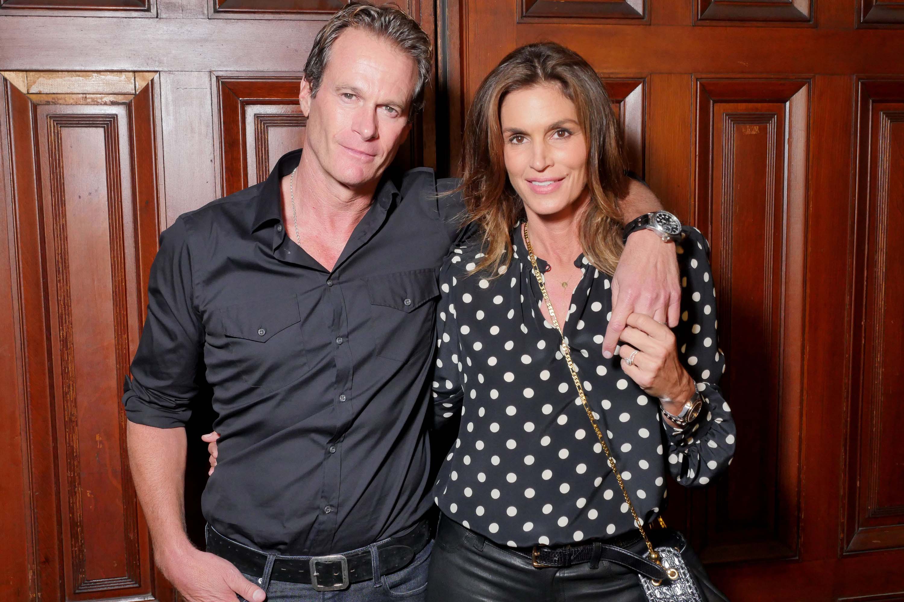 Cindy Crawford attends Marc Jacobs show