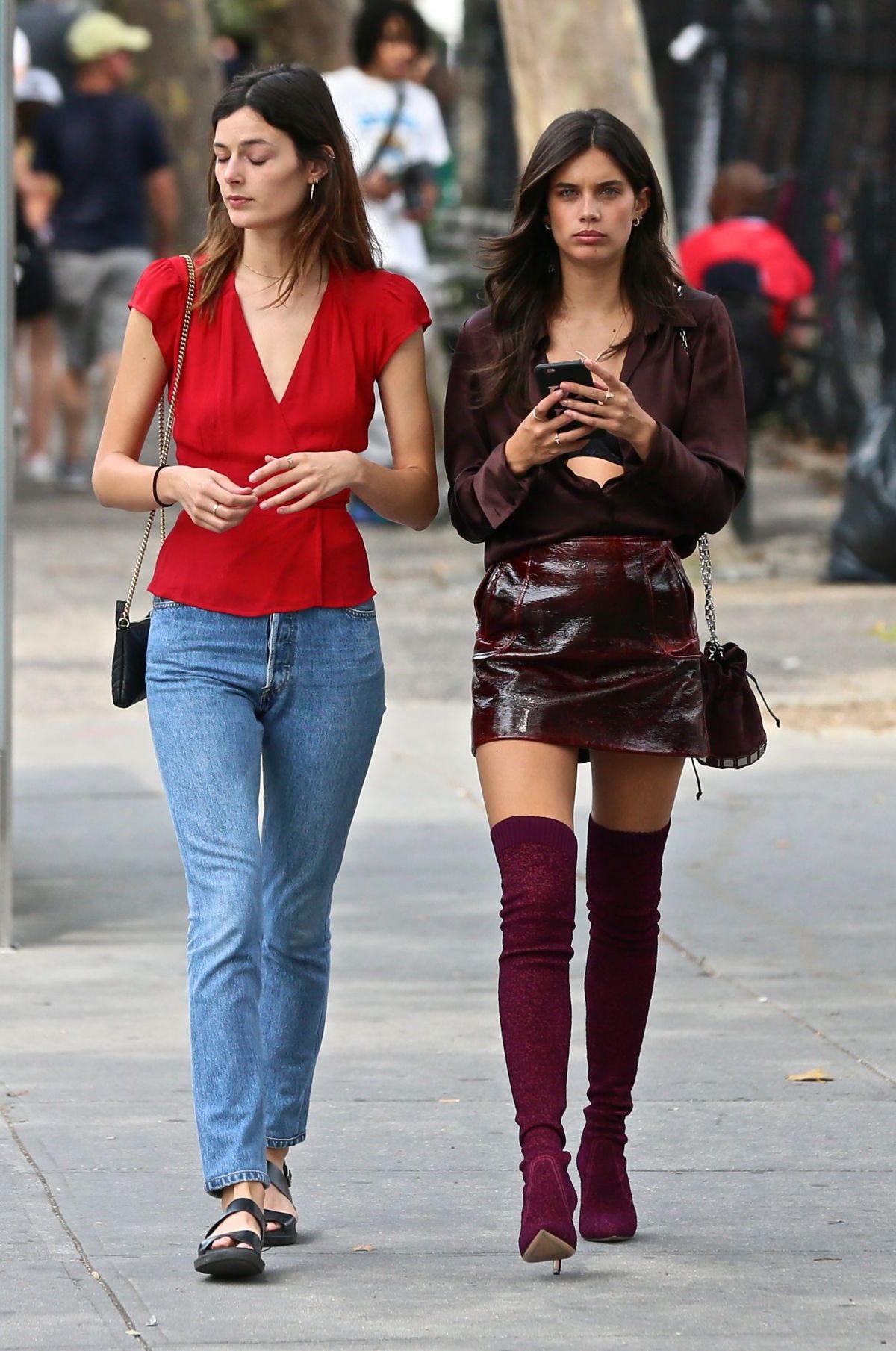 Sara Sampaio Out and About in New York