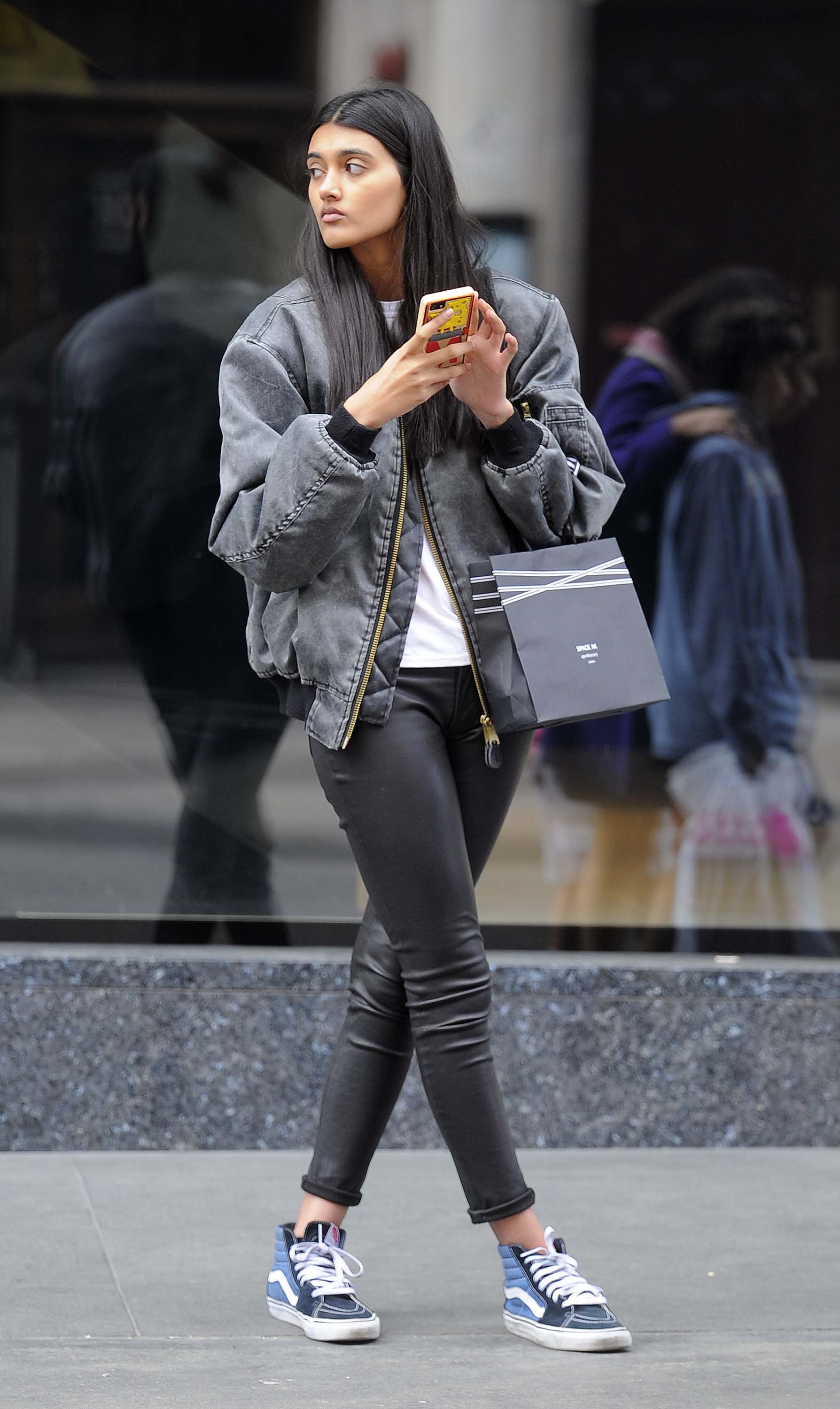 Neelam Gill out and about in London