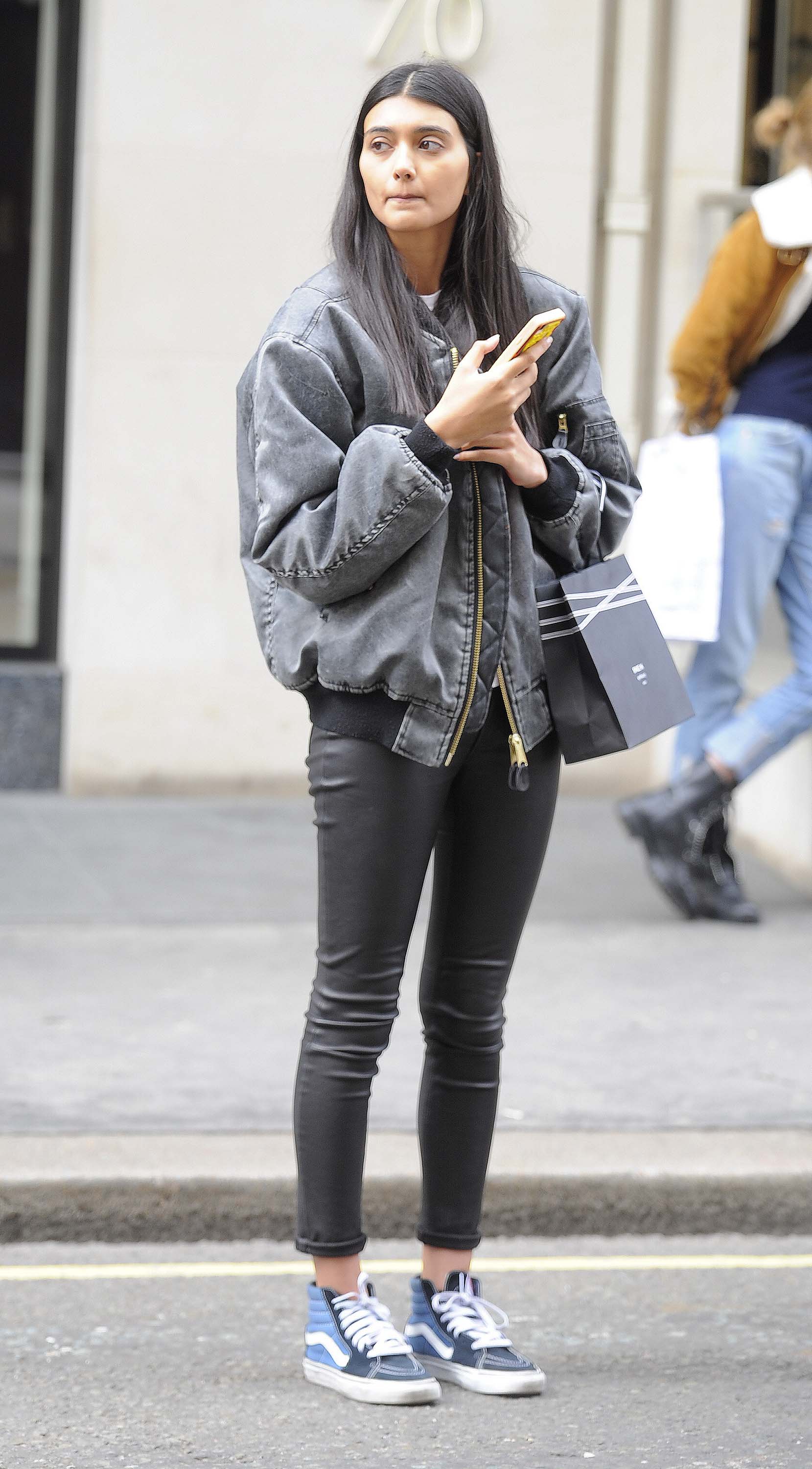 Neelam Gill out and about in London