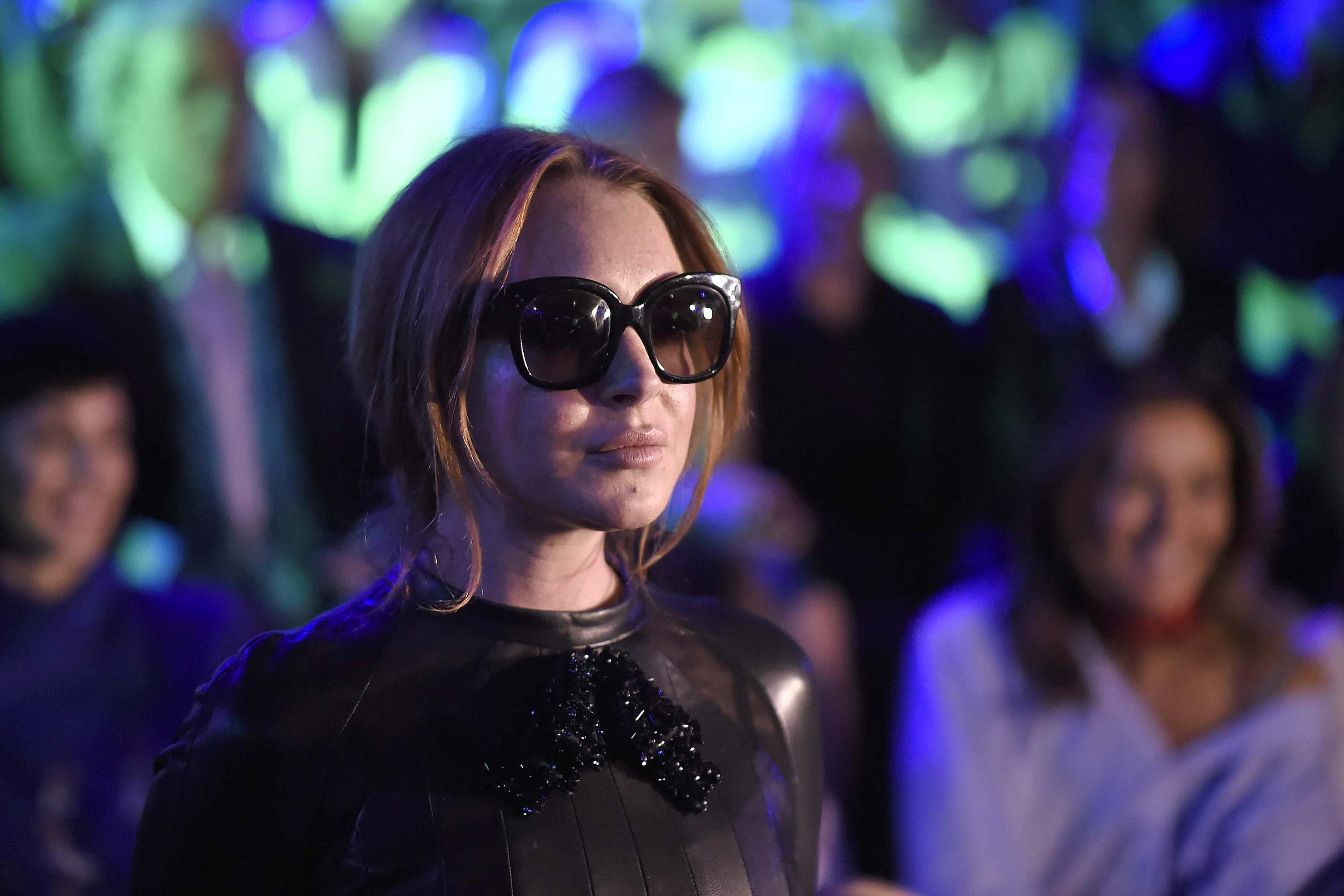 Lindsay Lohan attends Custo Barcelona collection