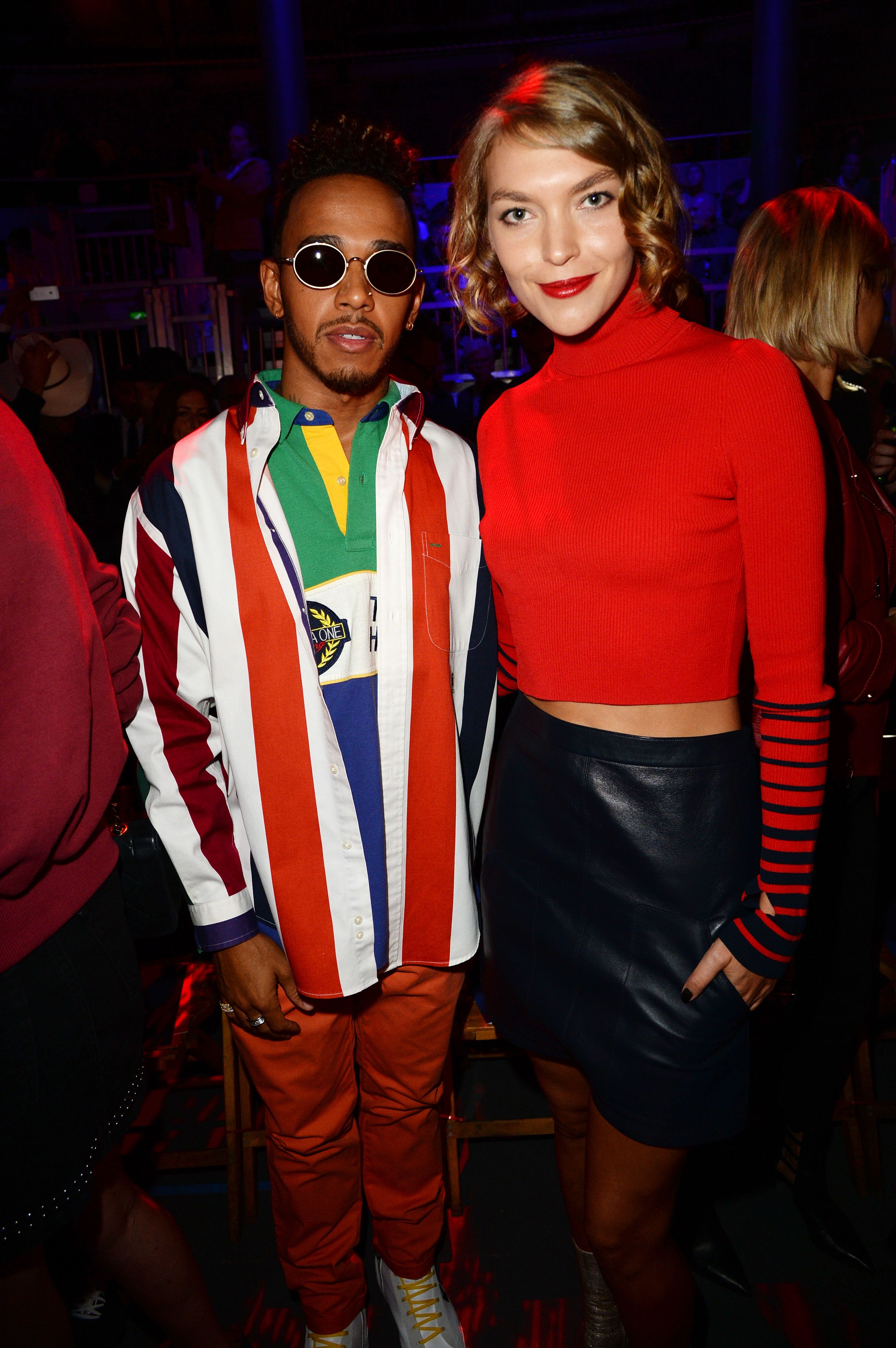 Arizona Muse attends Tommy Hilfiger Show