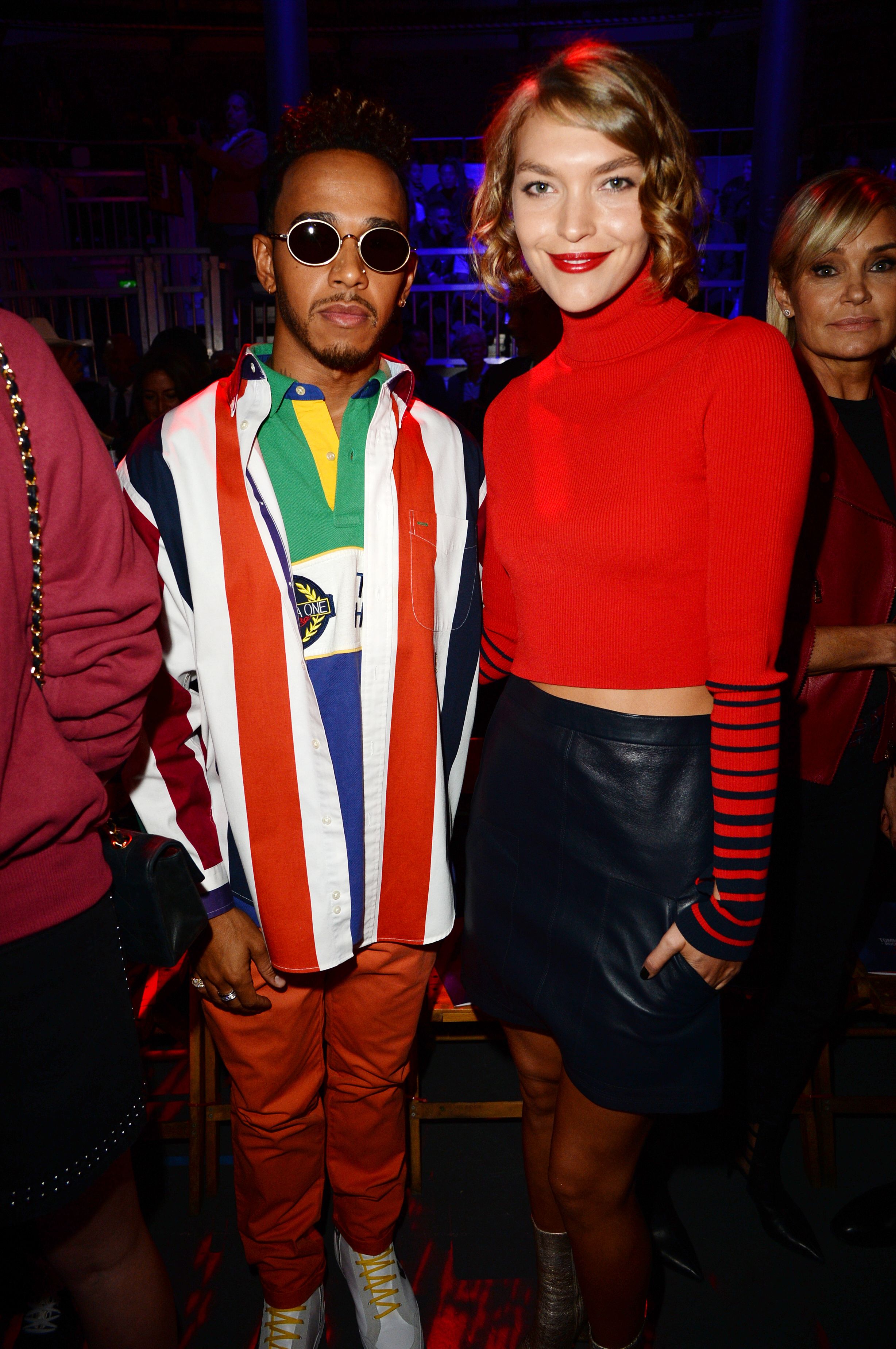 Arizona Muse attends Tommy Hilfiger Show