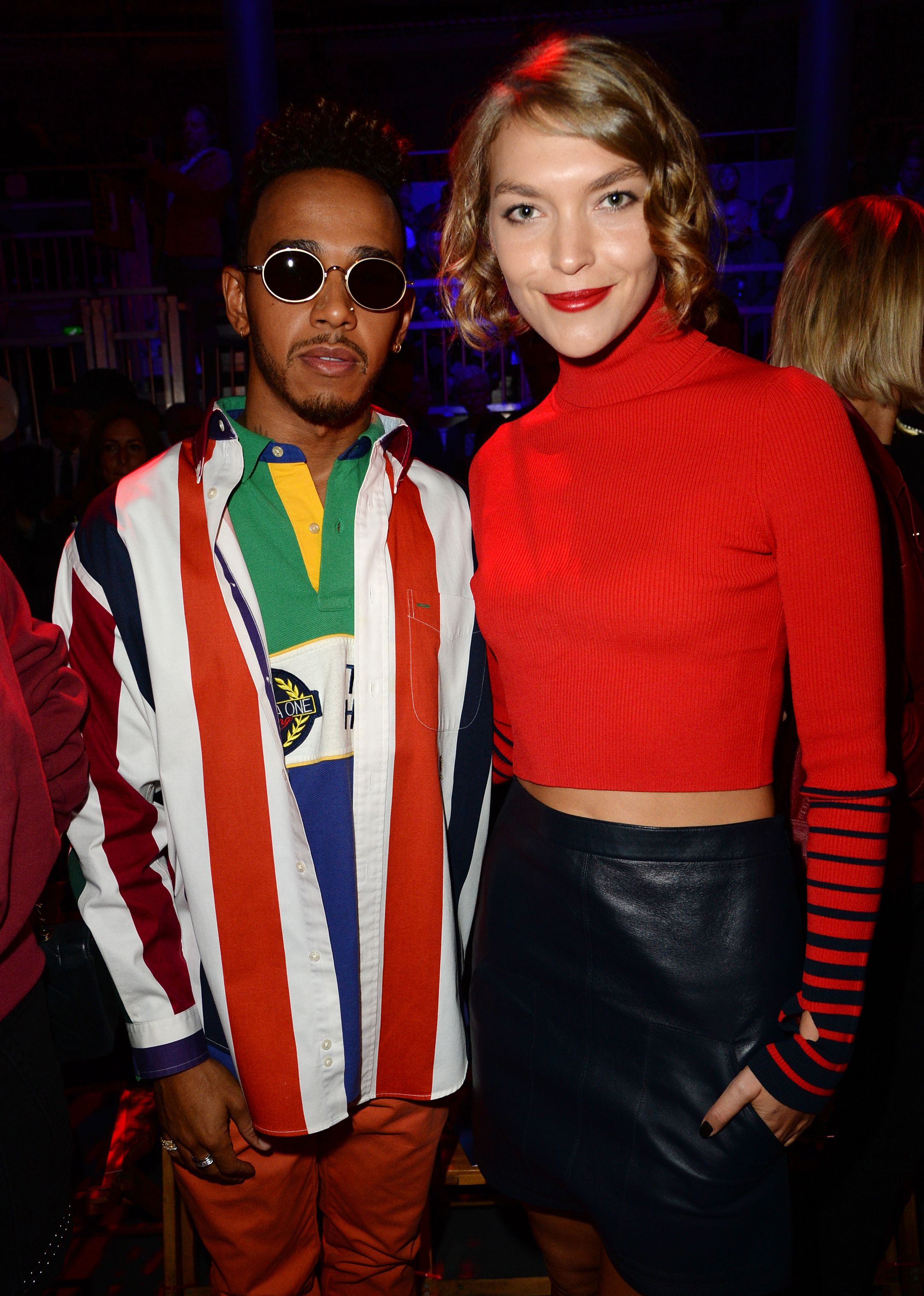 Arizona Muse attends Tommy Hilfiger Show