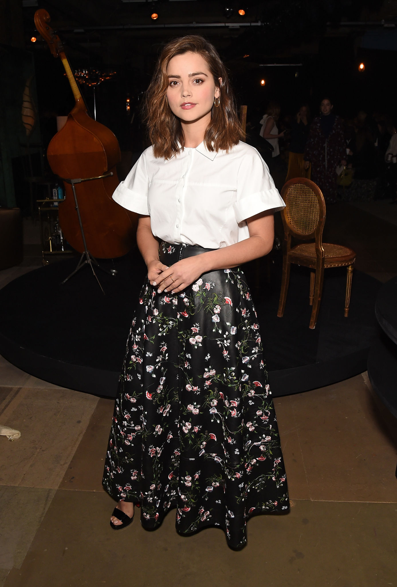 Jenna-Louise Coleman attends Erdem Fashion Show