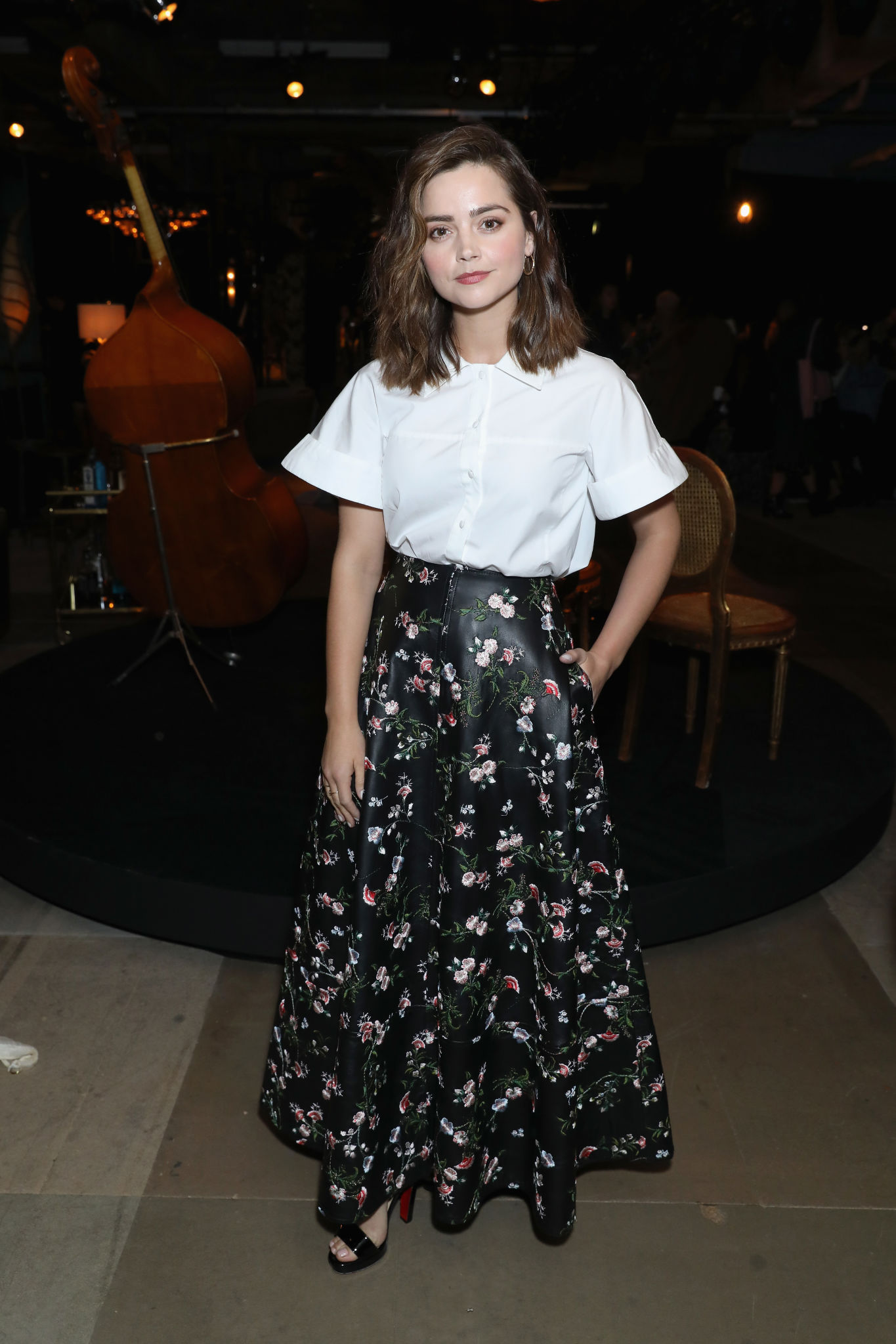 Jenna-Louise Coleman attends Erdem Fashion Show