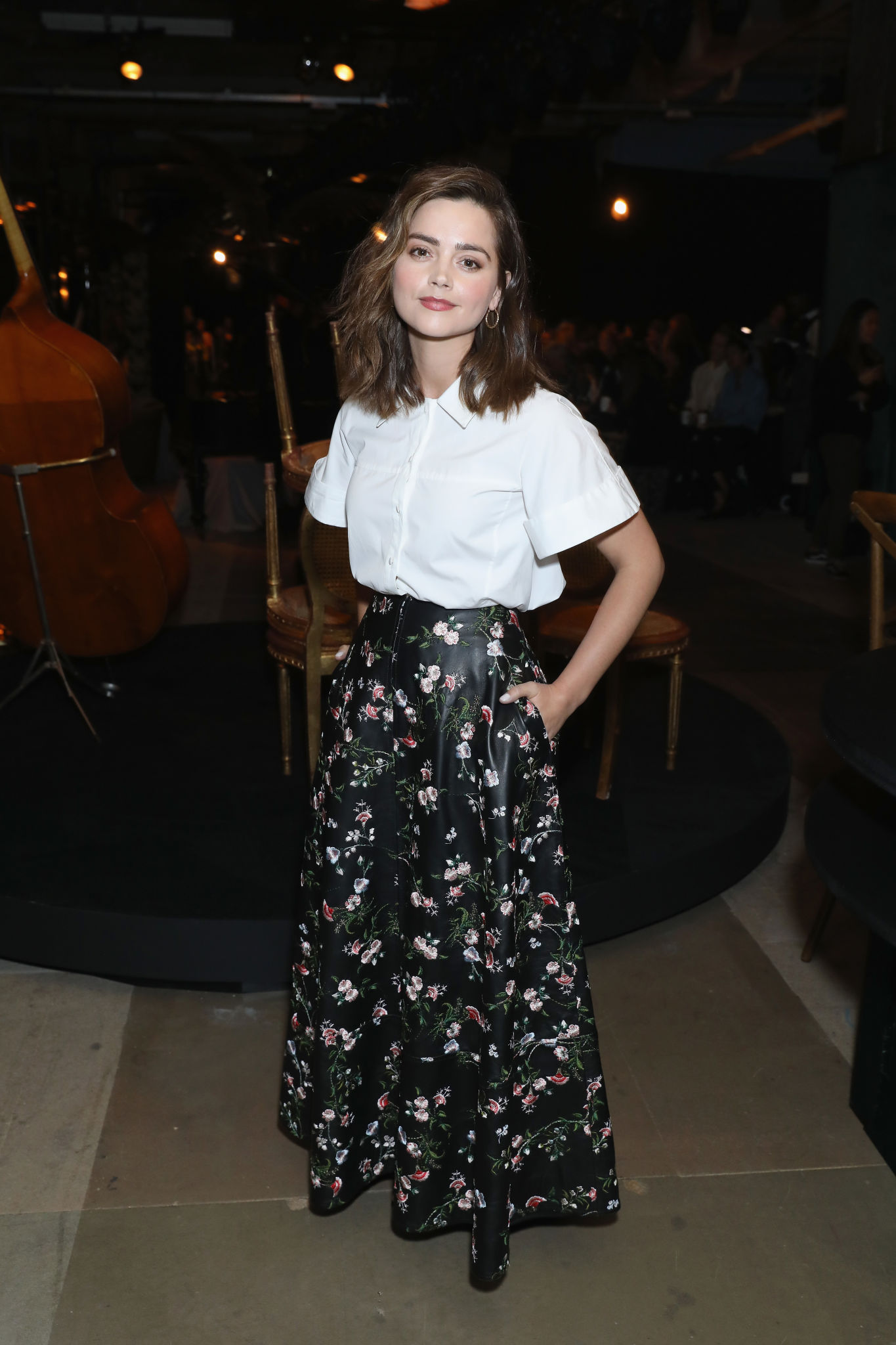 Jenna-Louise Coleman attends Erdem Fashion Show