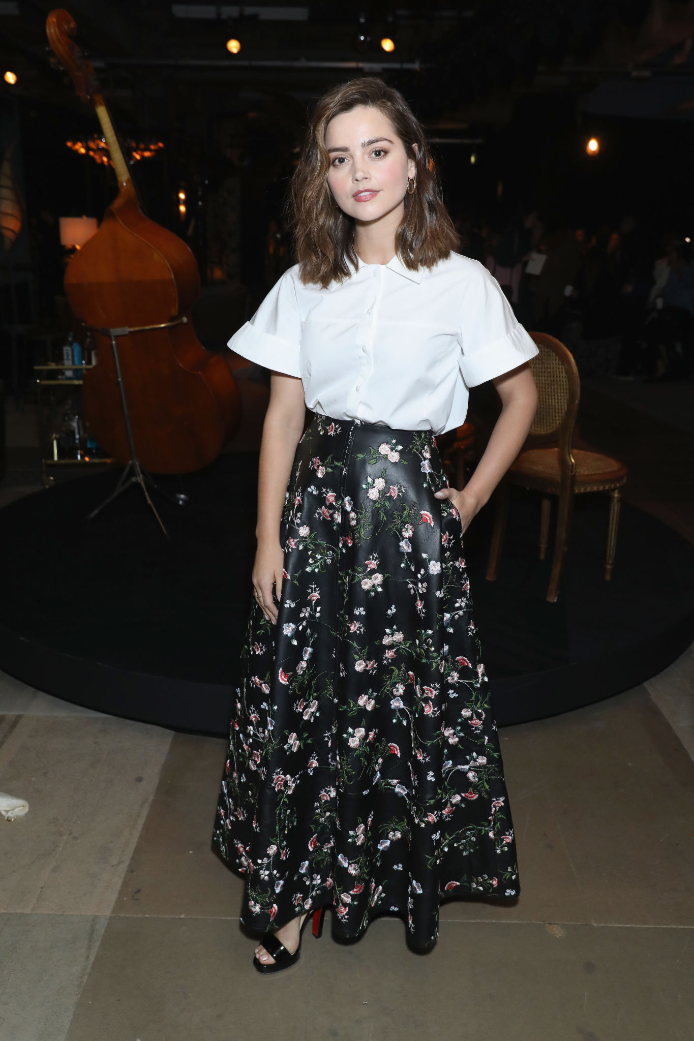 Jenna-Louise Coleman attends Erdem Fashion Show