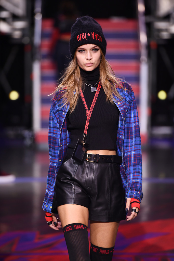 Josephine Skriver on the Tommy Hilfiger track