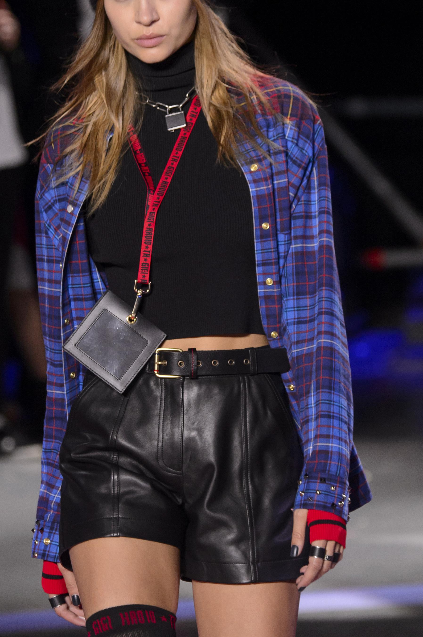 Josephine Skriver on the Tommy Hilfiger track